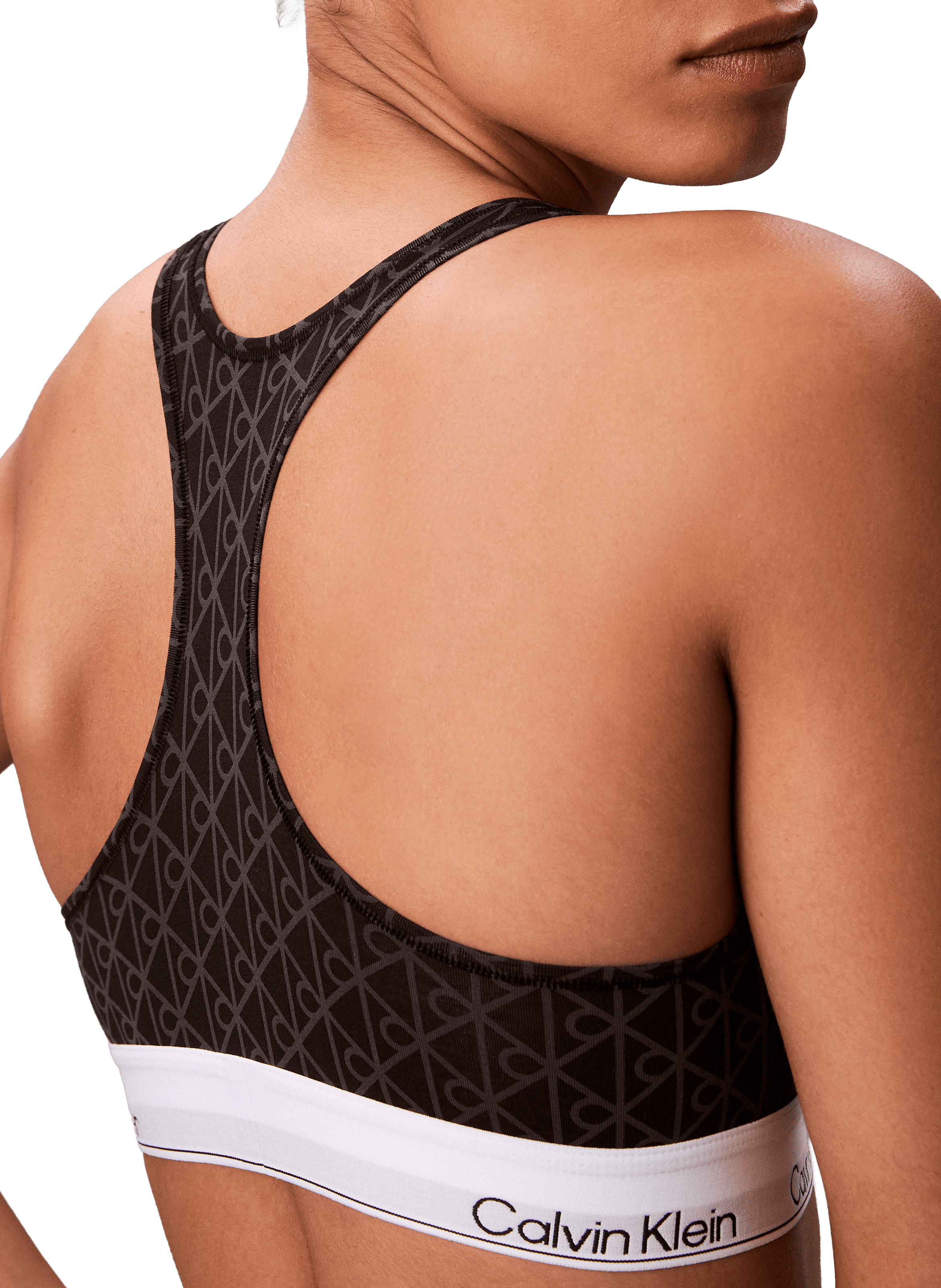 Brassière en coton CALVIN KLEIN Noir