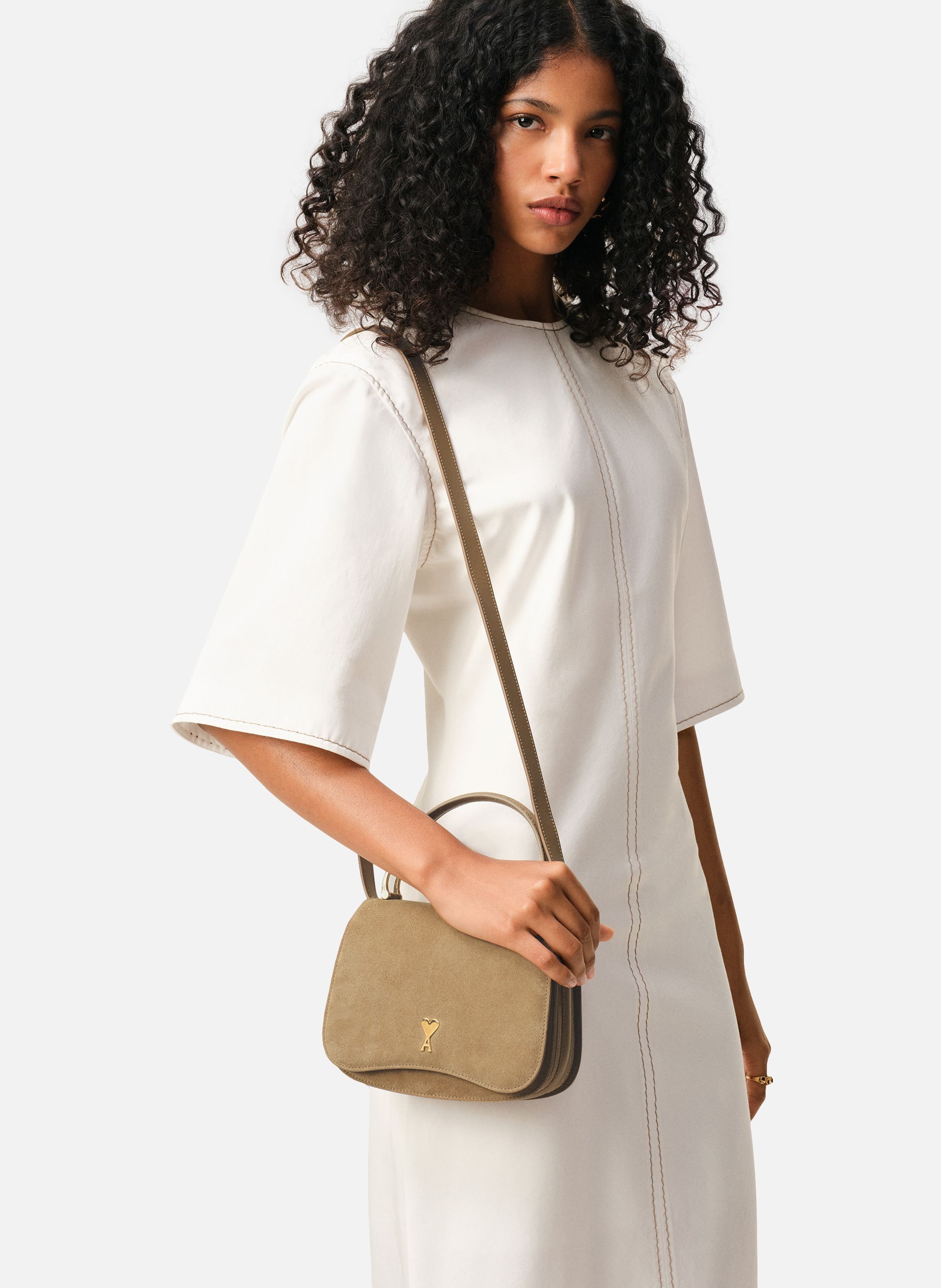 Sac porté main paris paris unisexe AMI PARIS Jaune