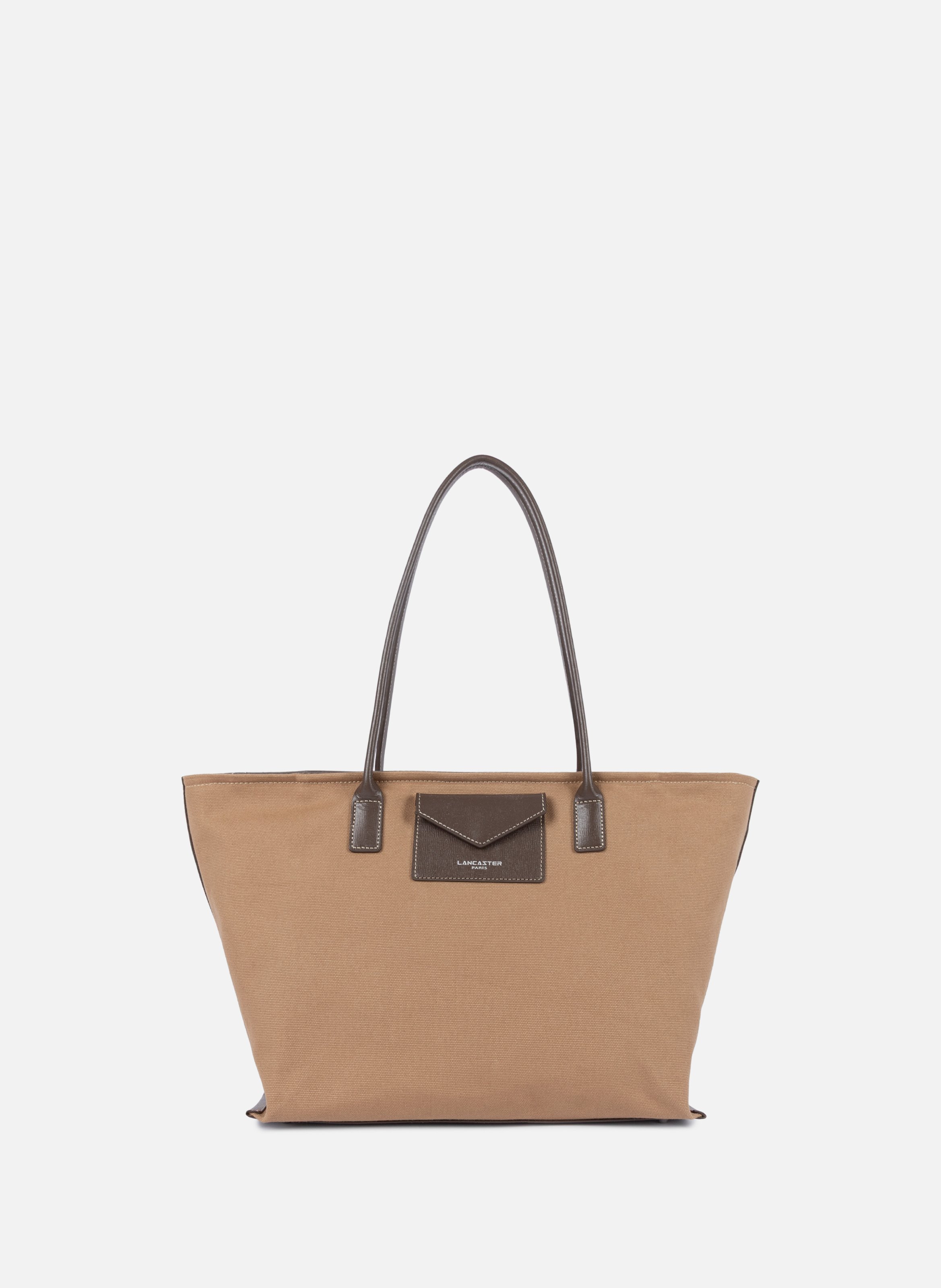 Sac cabas épaule - canvas kba LANCASTER Marron