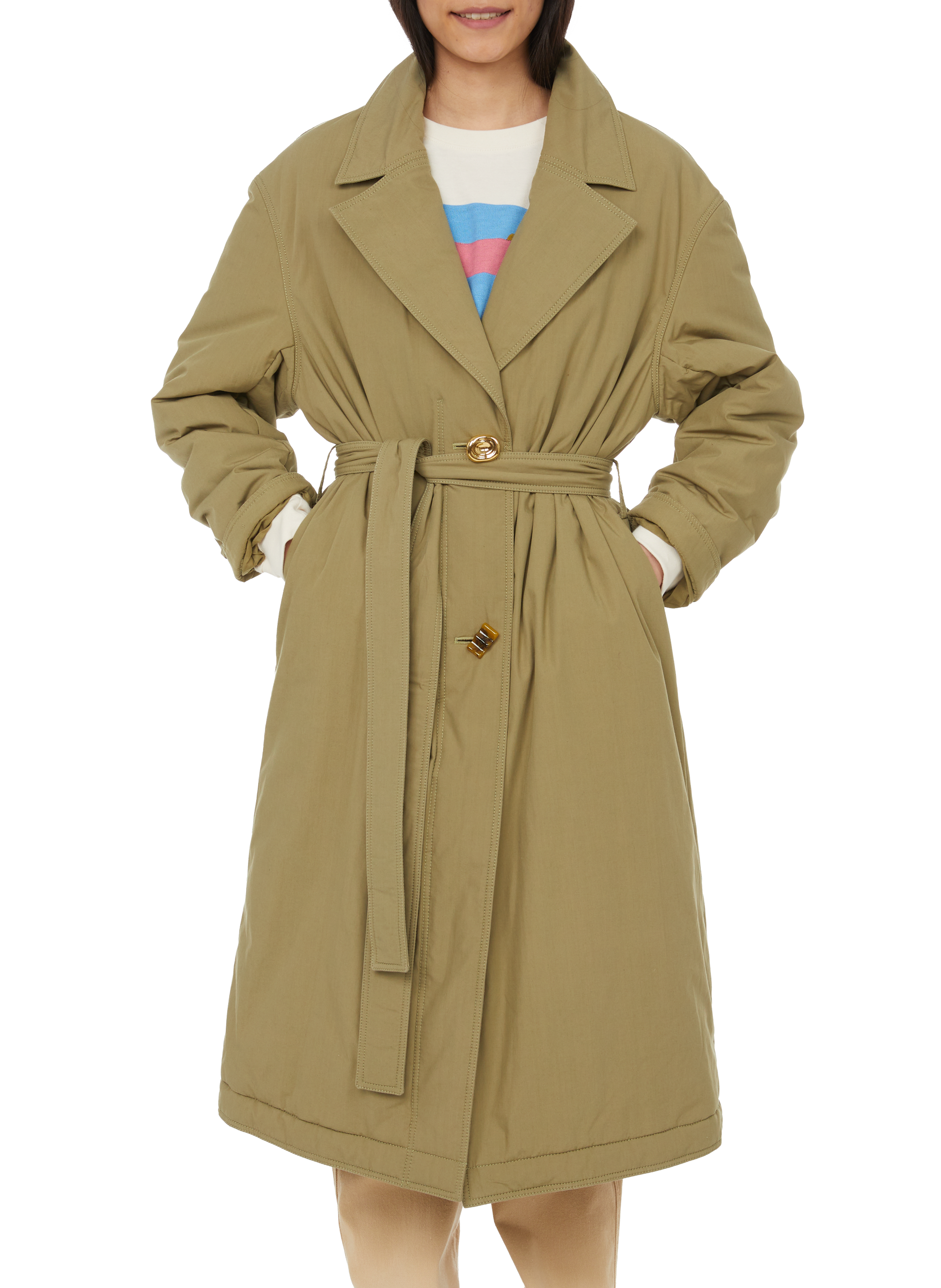 Agnes cotton coat REJINA PYO Green