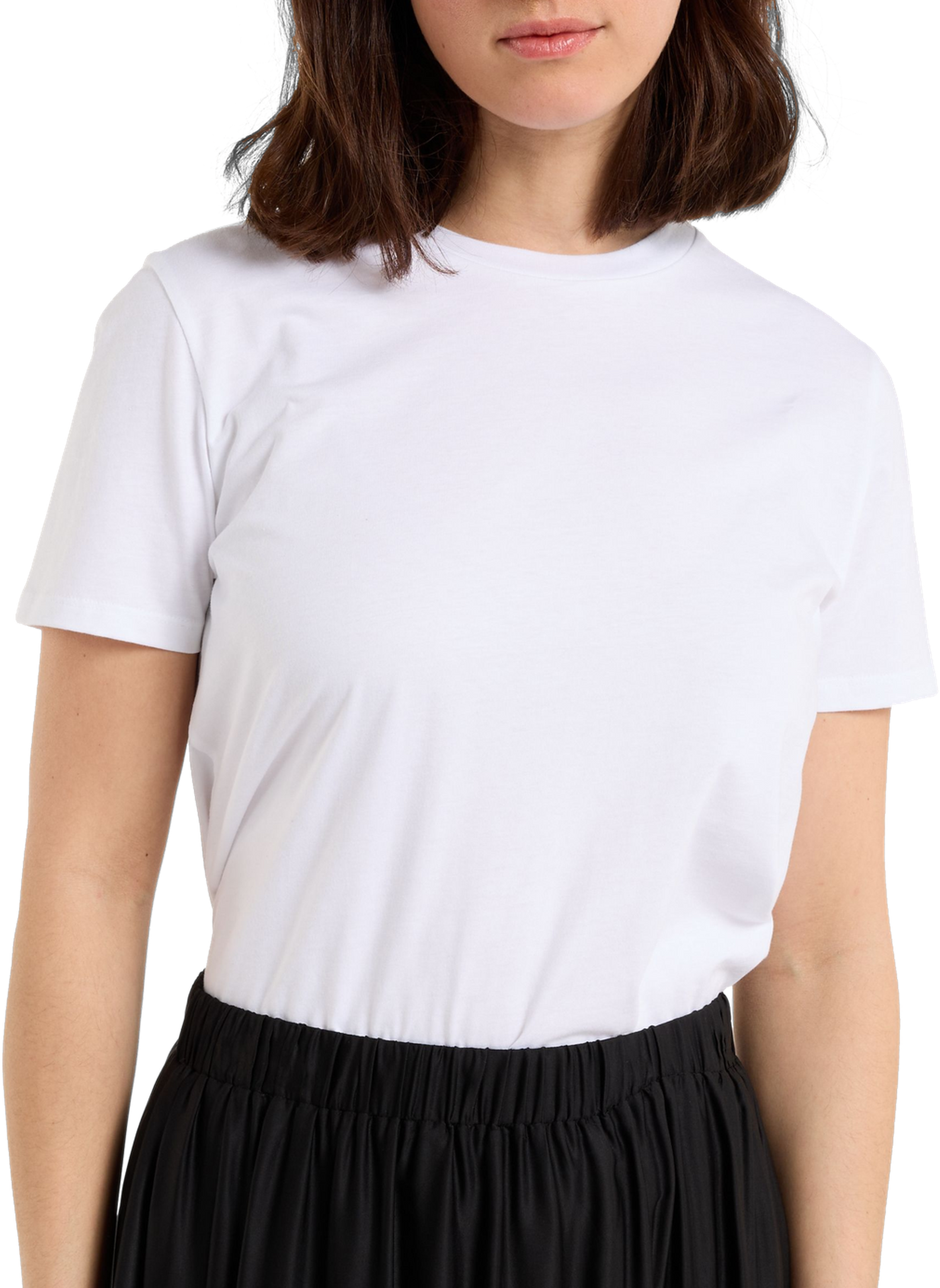 T-shirt court Acla en coton SAISON 1865 Blanc