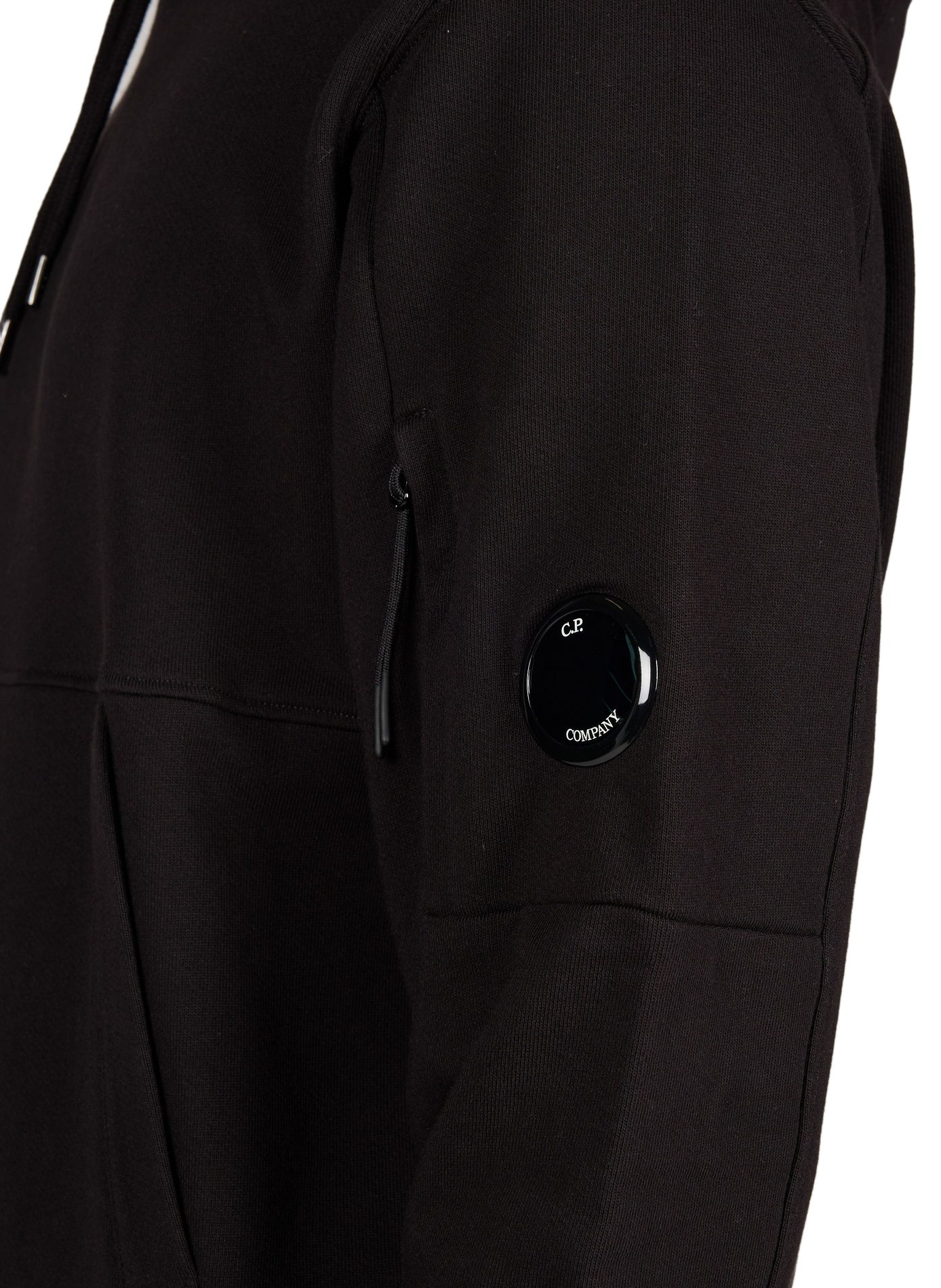 Sweatshirt à capuche en coton CP COMPANY Noir
