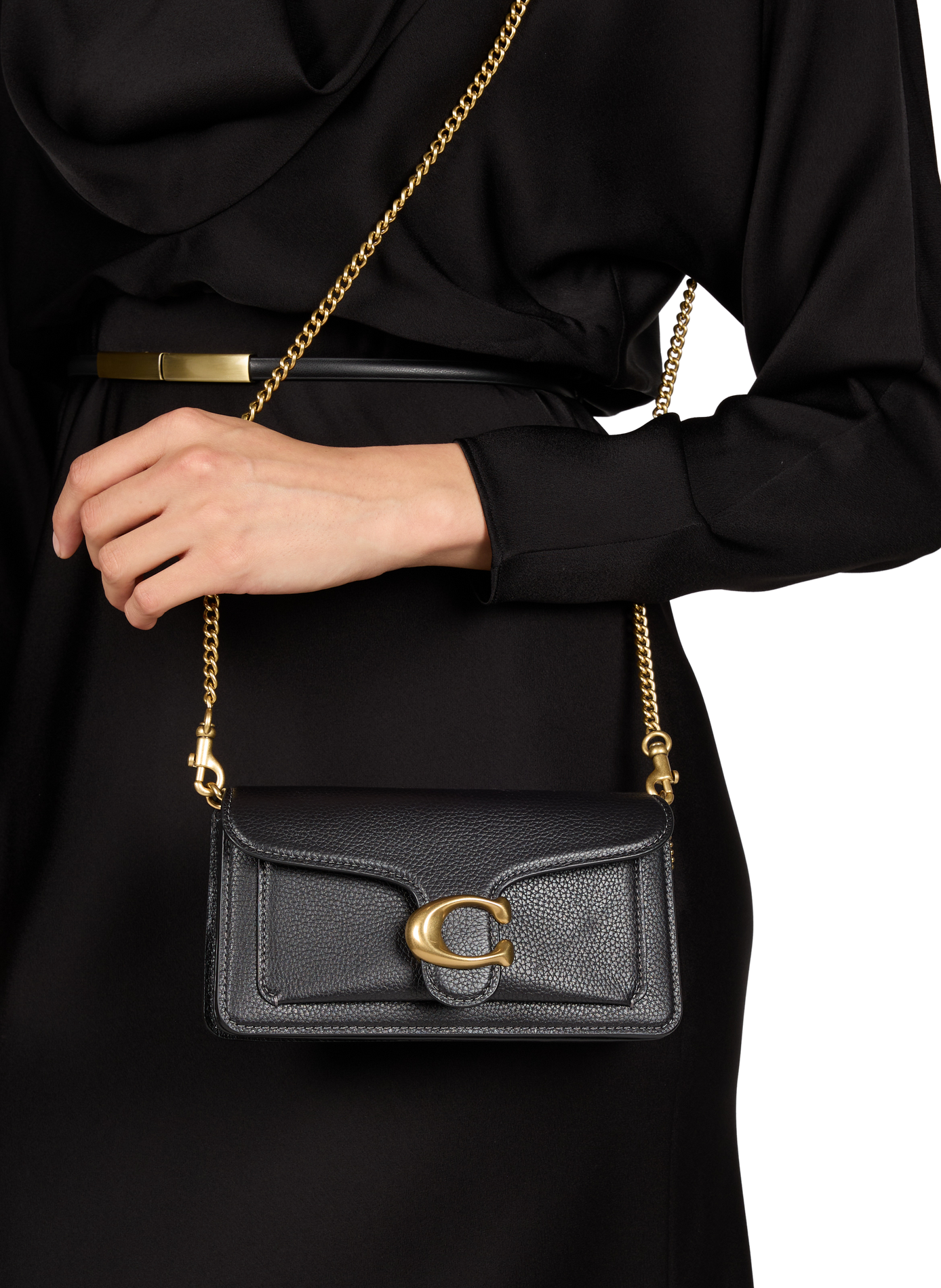 Sac à main Tabby 26 en cuir grainé Noir