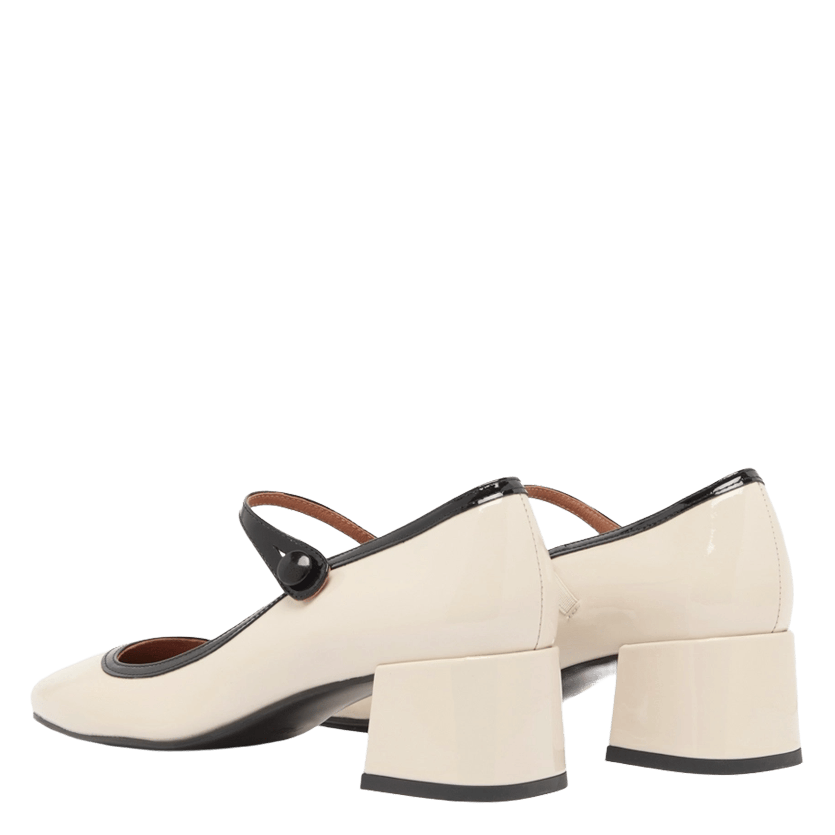 Escarpins en cuir vernis donzai JONAK Beige