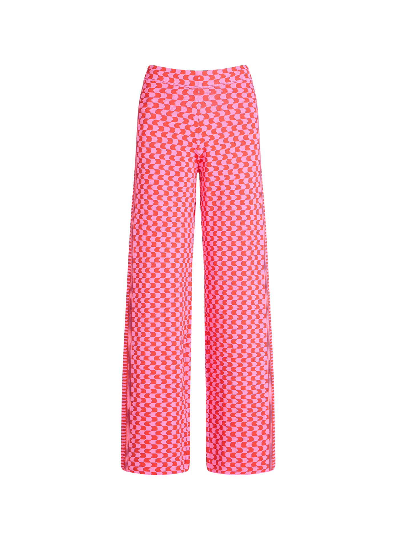 Pantalon large Jonas imprimé Rose SUNCOO