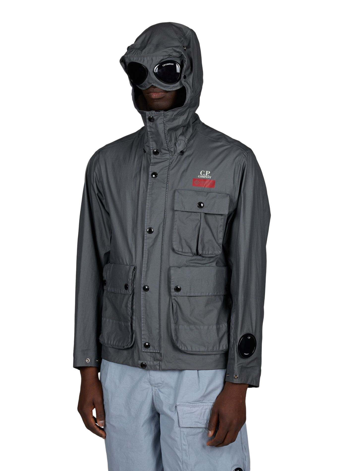 Lightweight hooded jacket CP COMPANY Grey