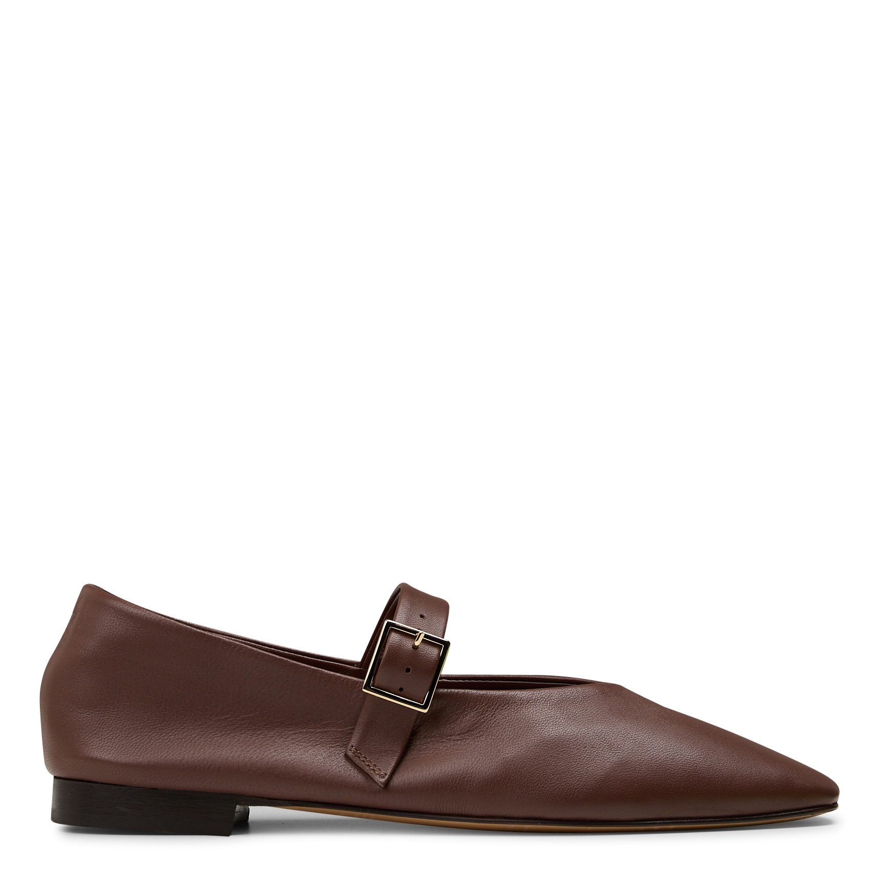 Ballerines en cuir ouna BOBBIES Marron