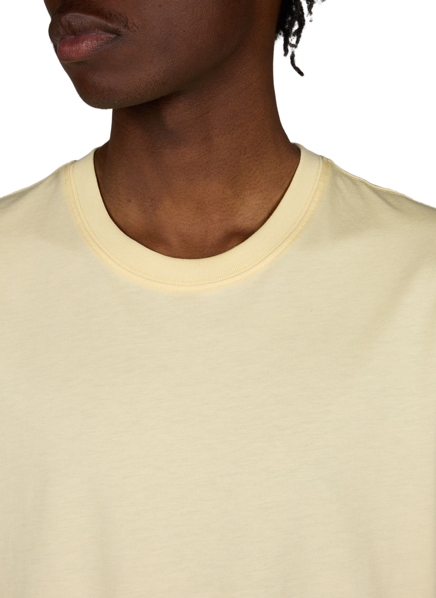 Tee-shirt droit uni ETON Yellow