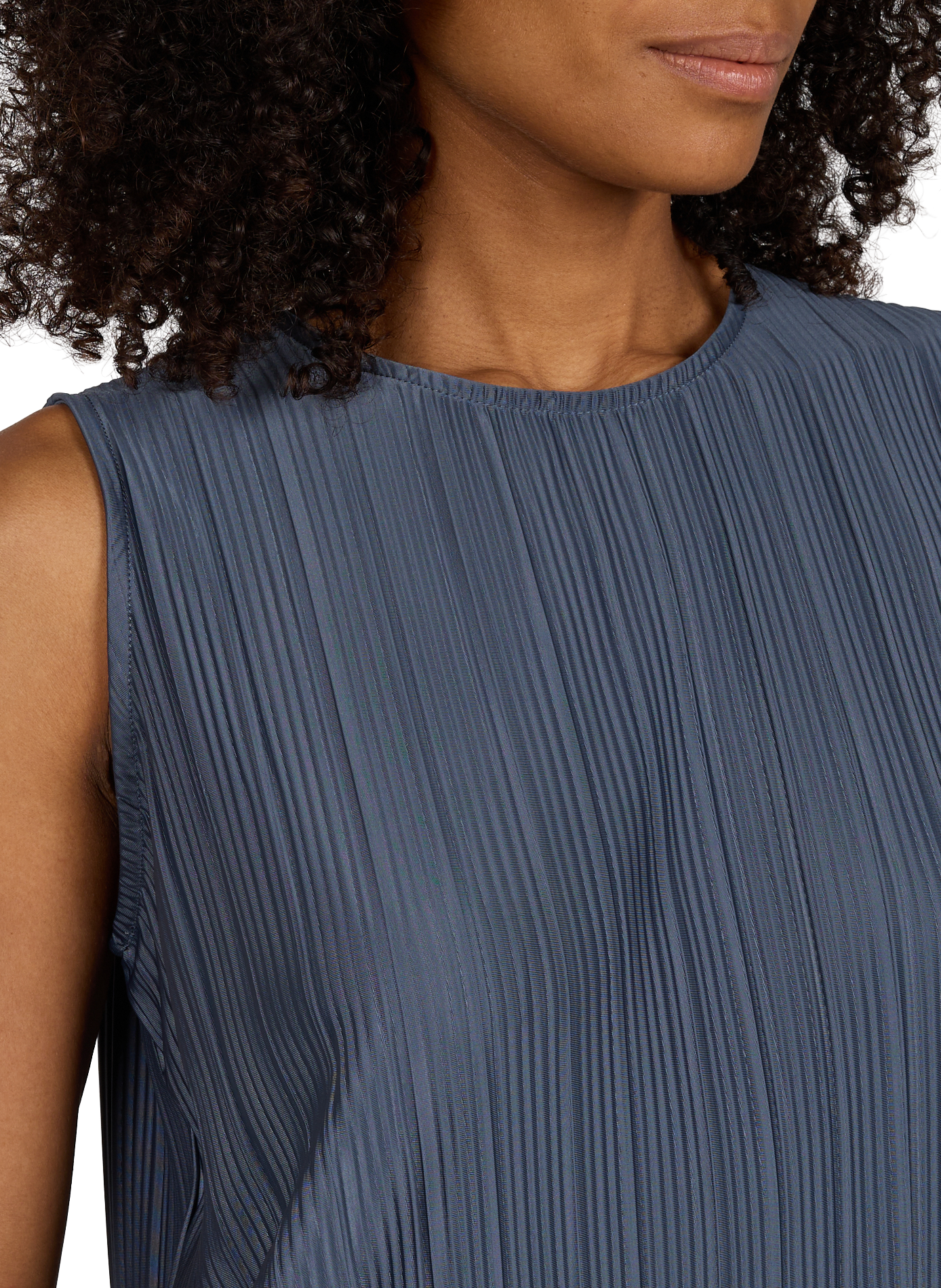 Pleated Top Sauma O-N | Blue SAMSOE SAMSOE Women
