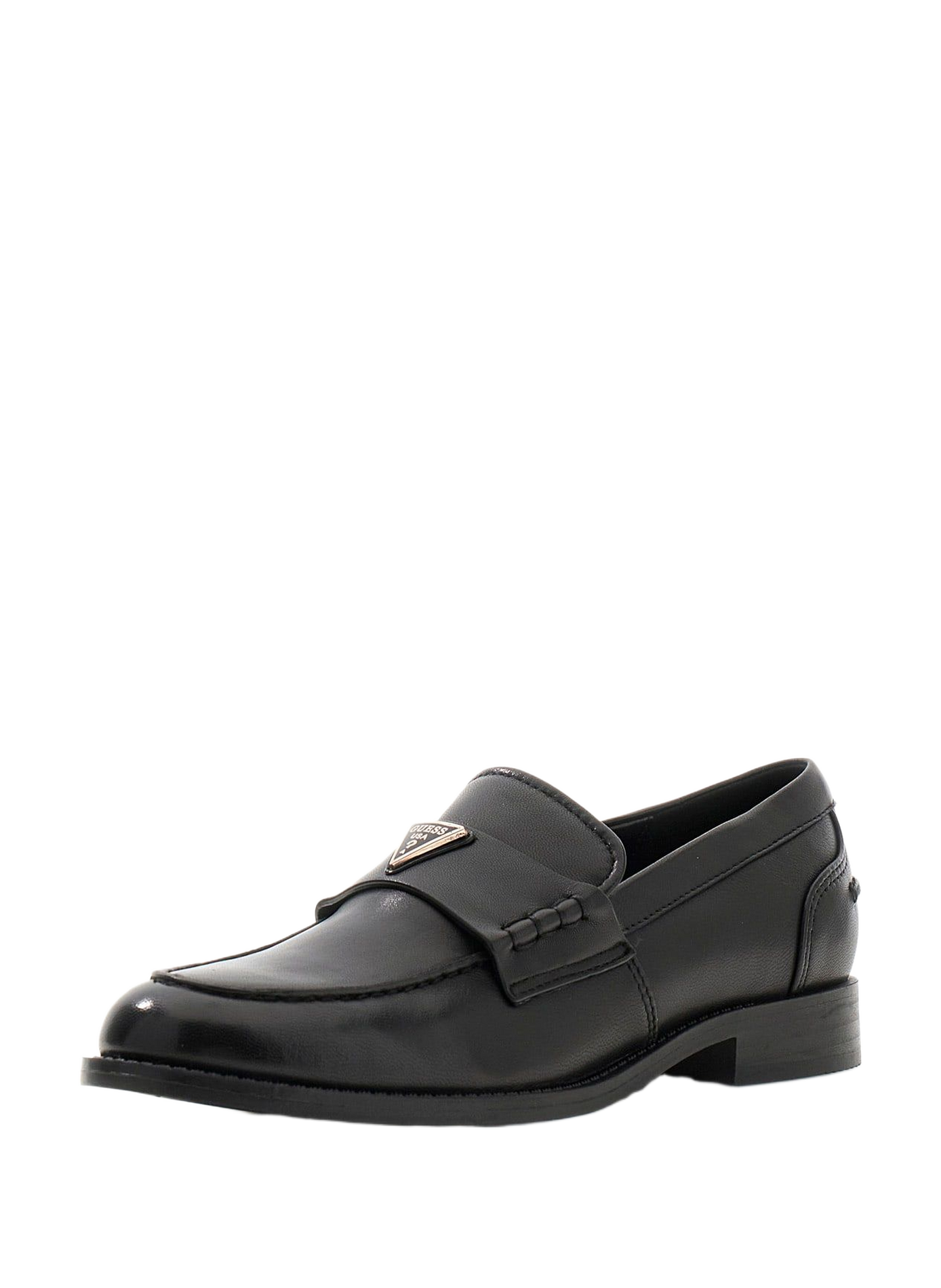 Leather loafers GUESS Black