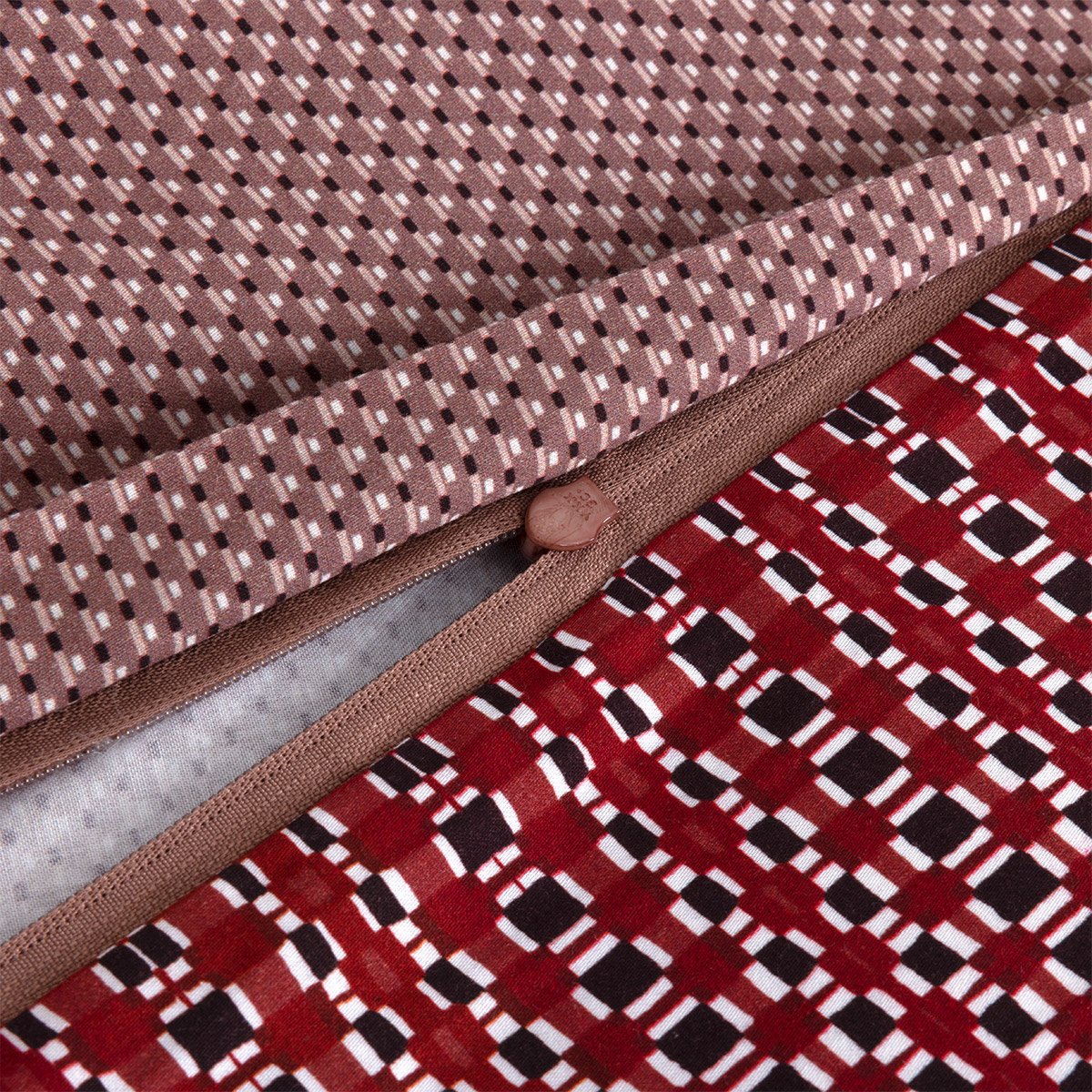 Housse de couette en satin de coton, vassily BOSS HOME Rouge
