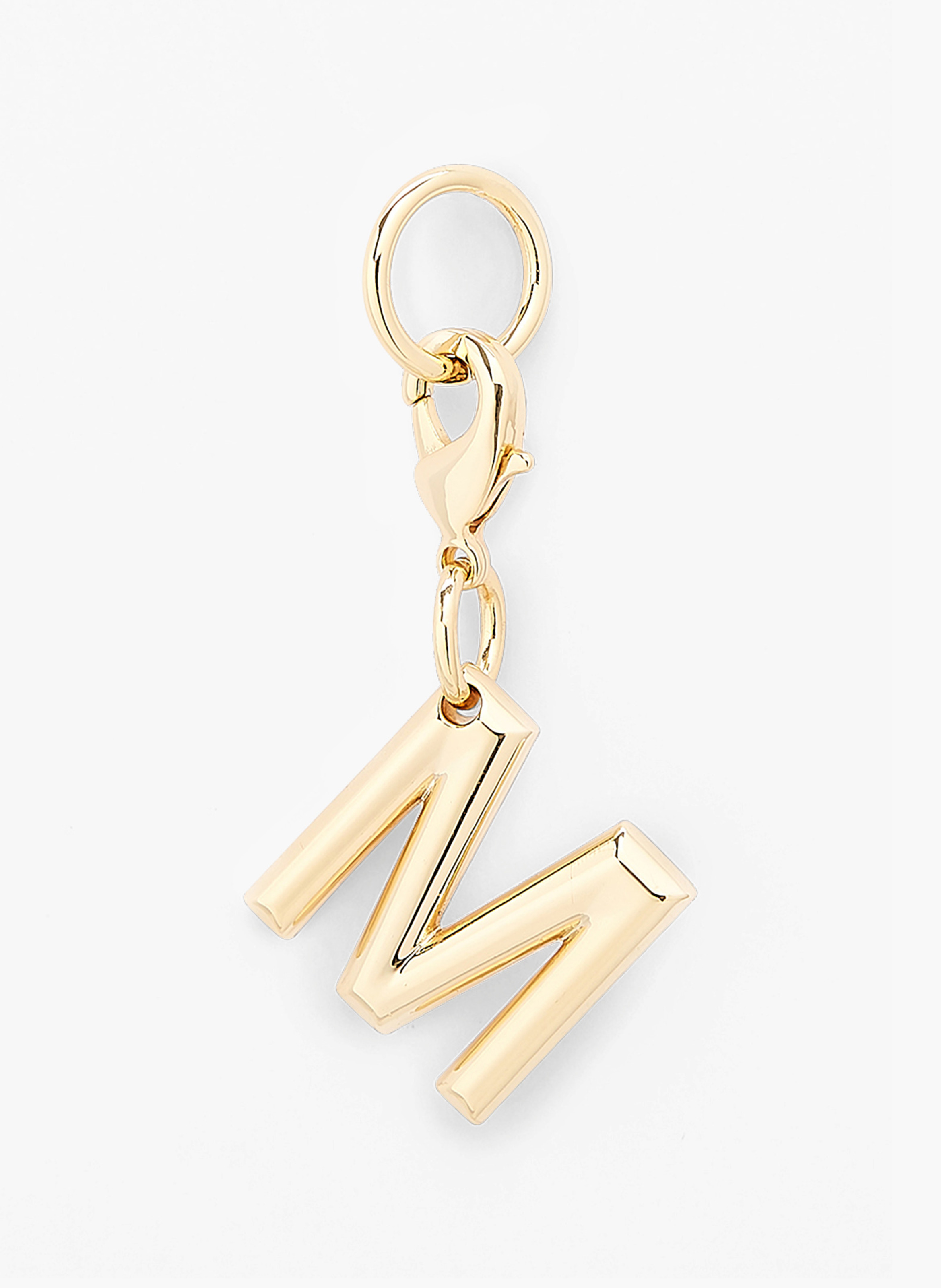Gouden Lancel Letter M-sleutelhanger LANCEL Goud