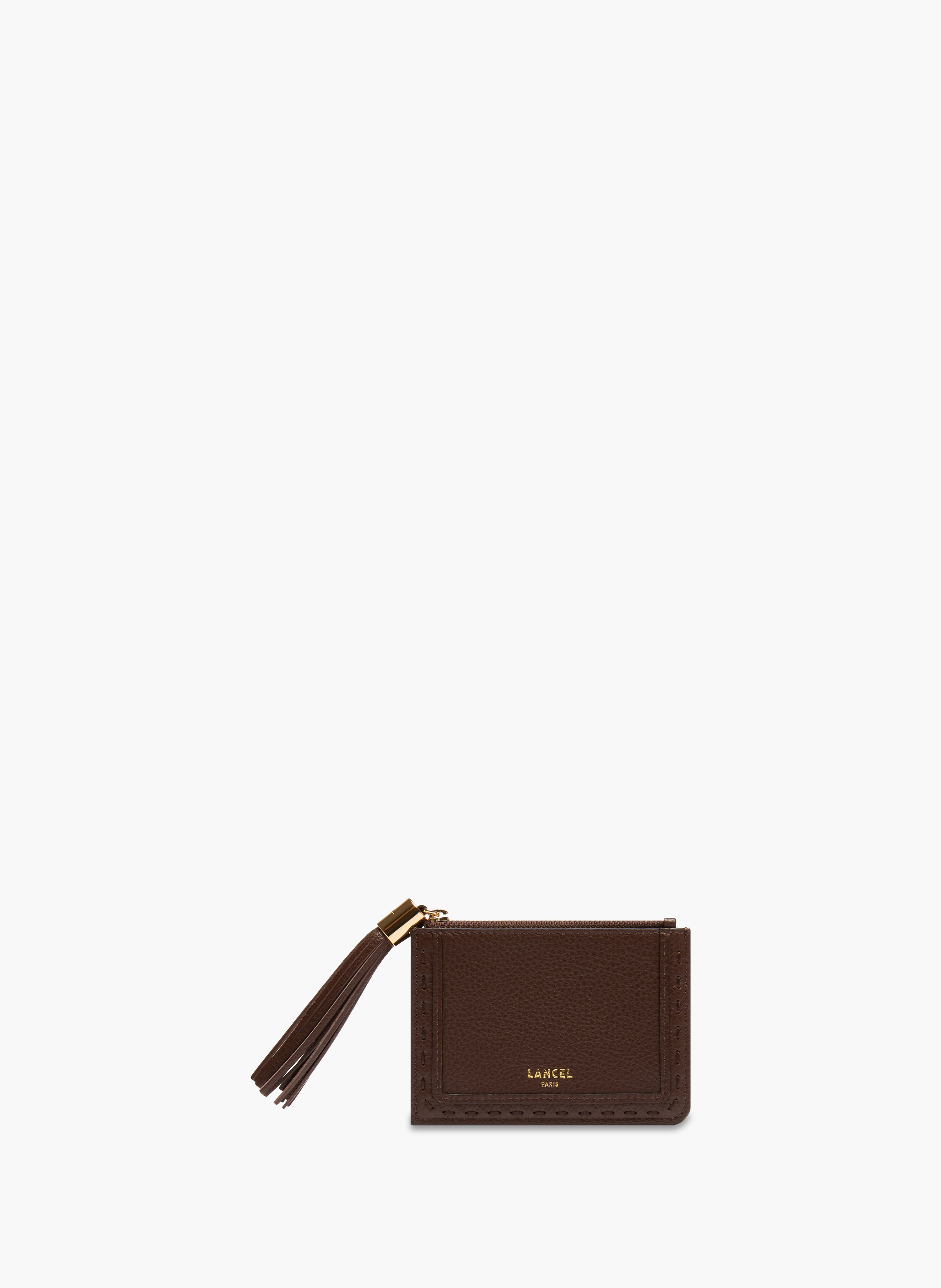 Porte-cartes premier flirt de lancel en cuir LANCEL Marron