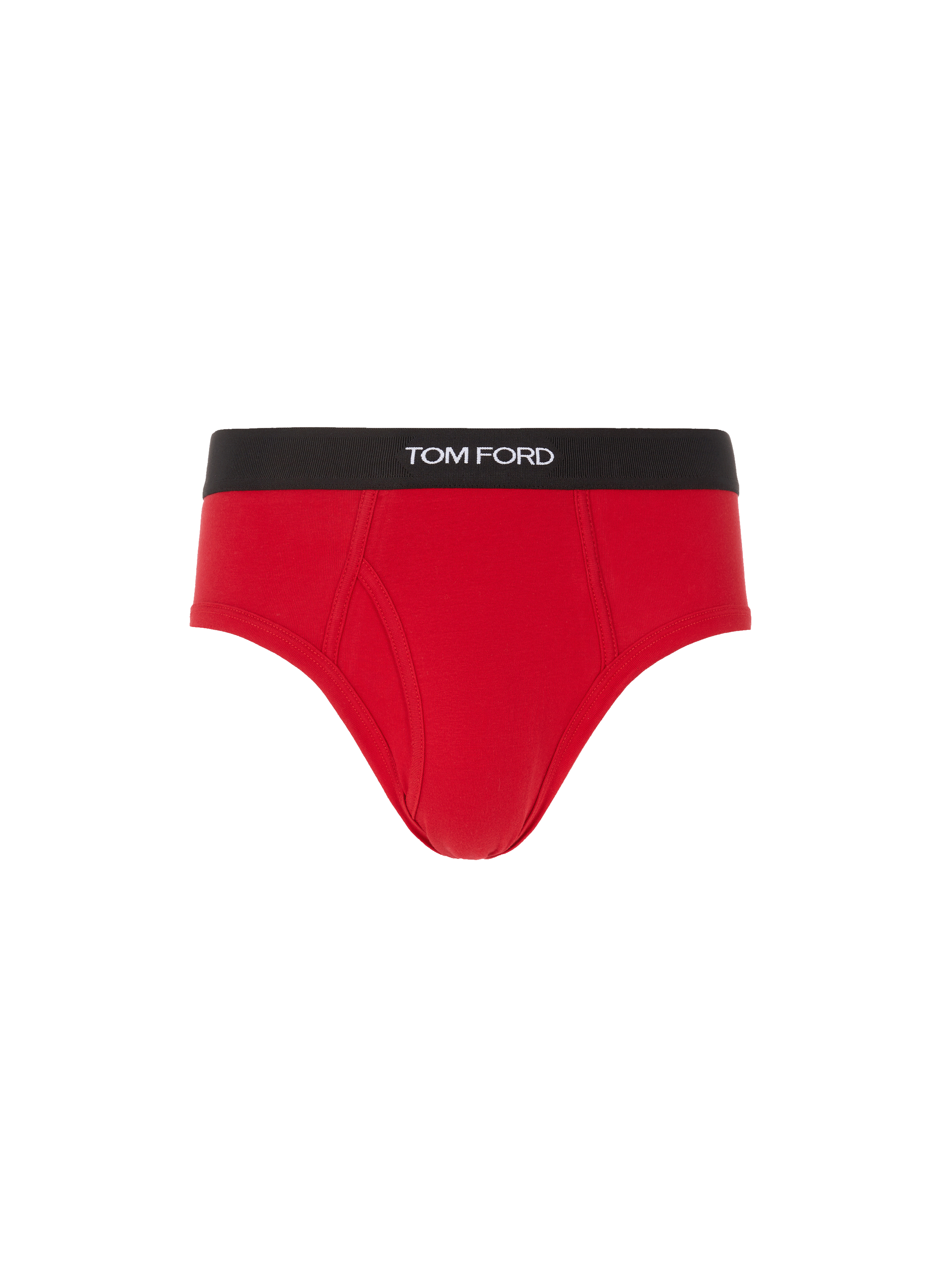 Cotton-blend briefs TOM FORD Red