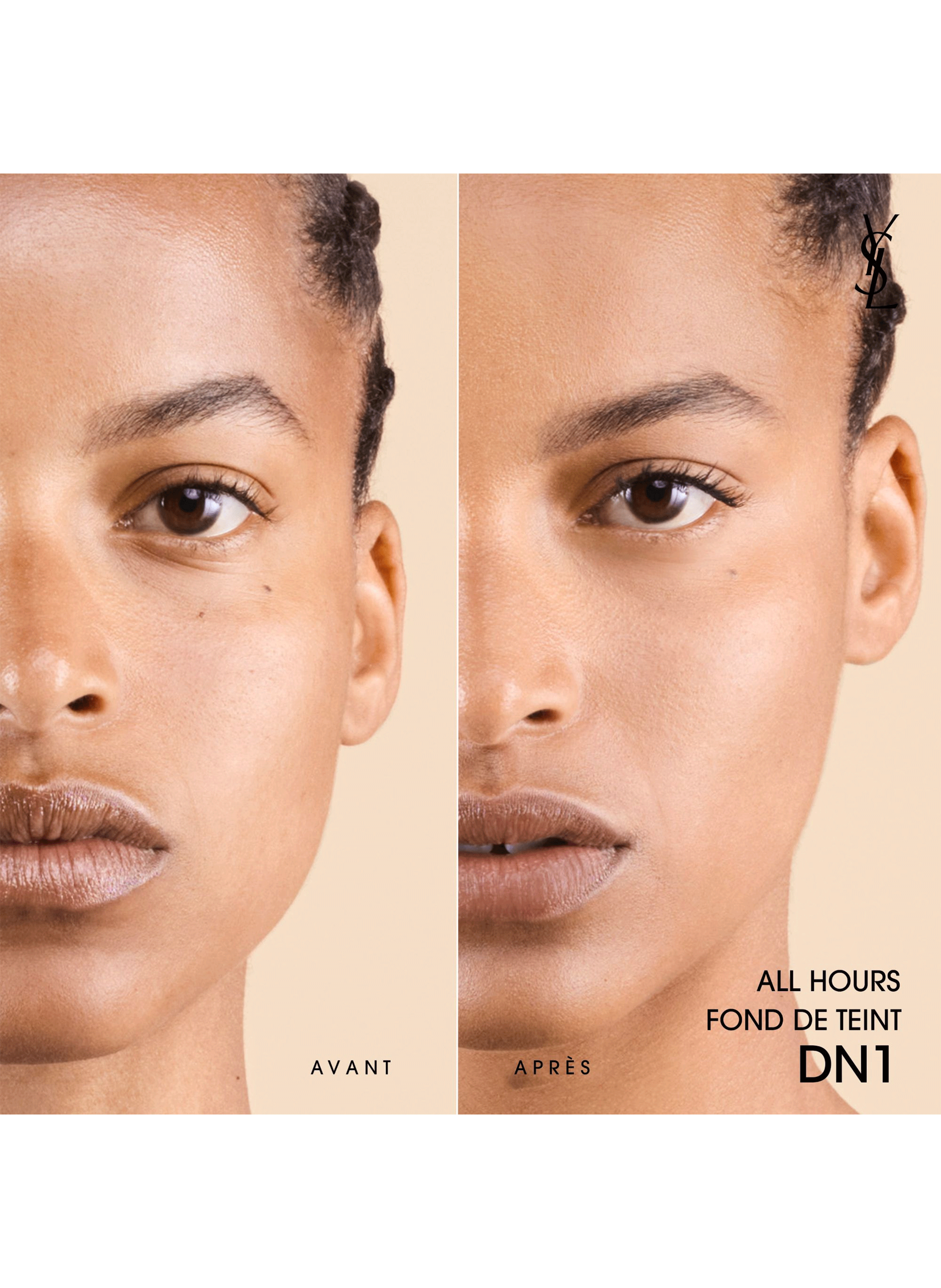 Yves Saint Laurent 24h full-coverage luminous matt foundation Dn1