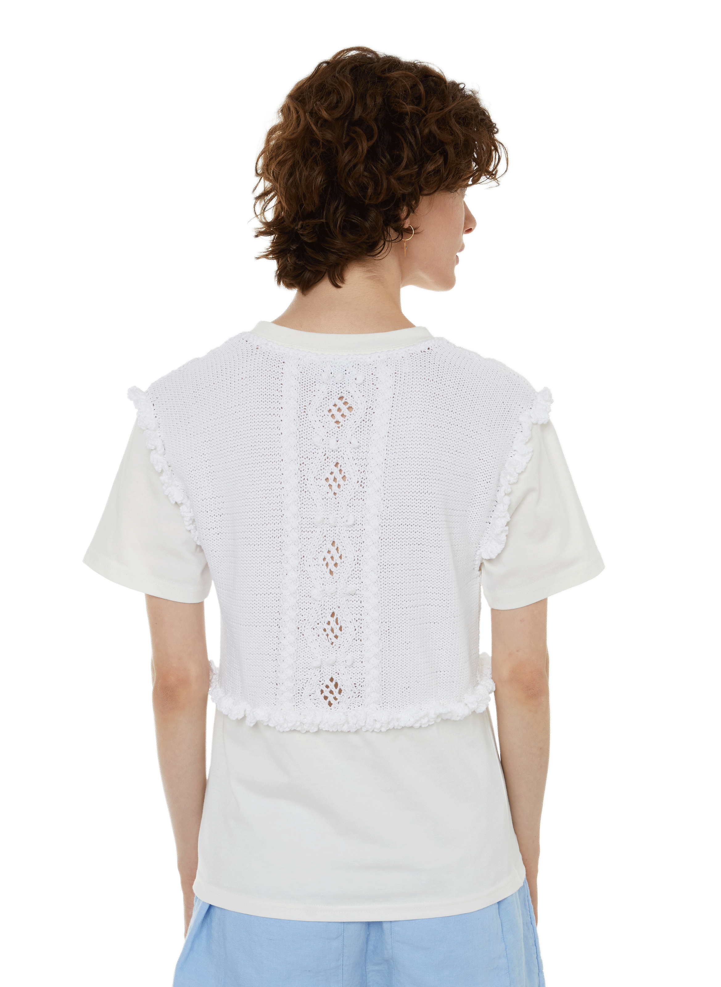 T-shirt Appolonia en coton MICHAELA BUERGER Blanc