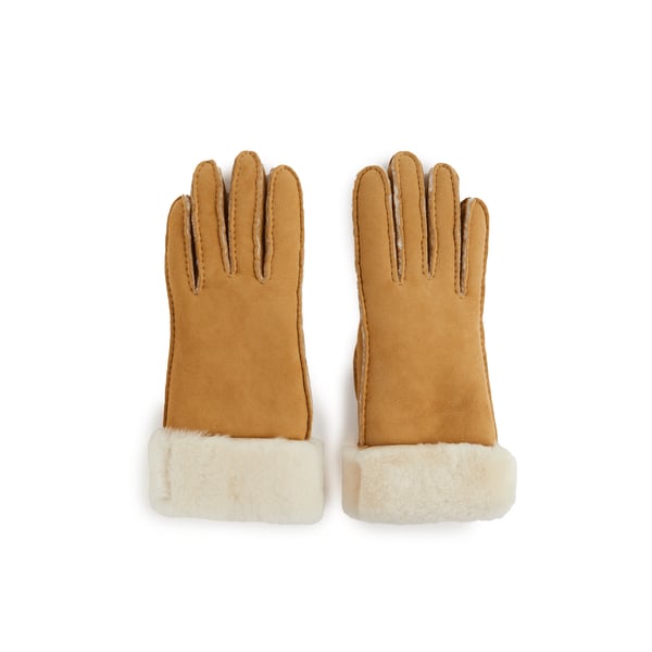 Gants en cuir suédé
