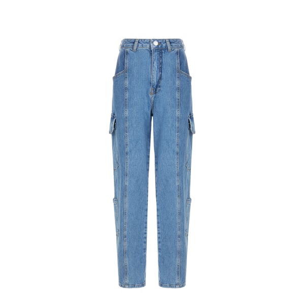 Pantalon cargo large