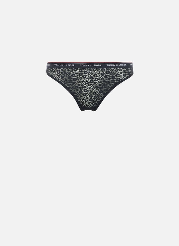Pack of three lace thongs Multicolour by TOMMY HILFIGER TOMMY HILFIGER Pack of three lace thongs Multicolour