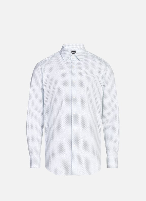 Print Cotton Shirt Multicolour by BOSS BOSS Print Cotton Shirt Multicolour