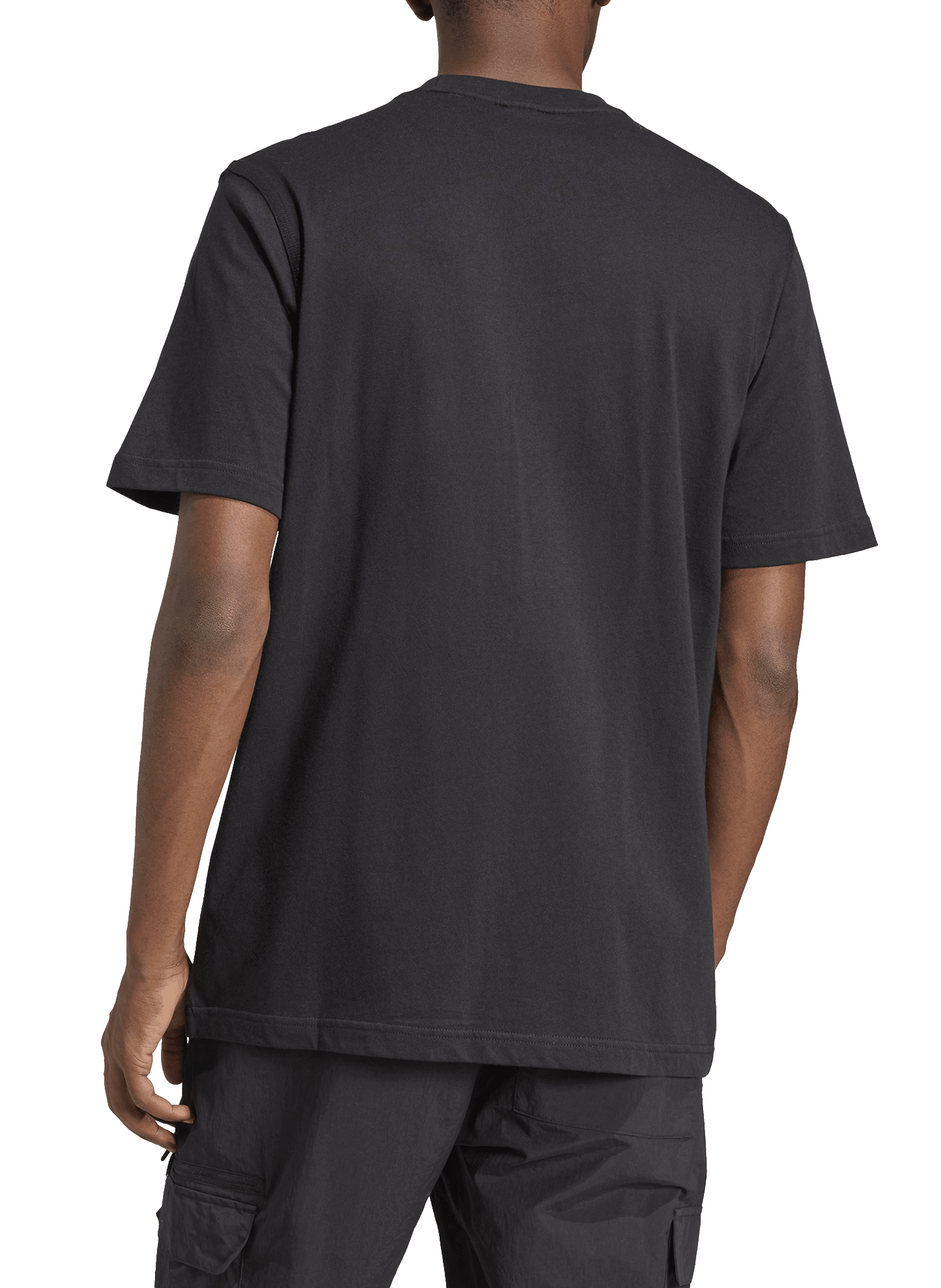 Cotton T-shirt with logo ADIDAS Black