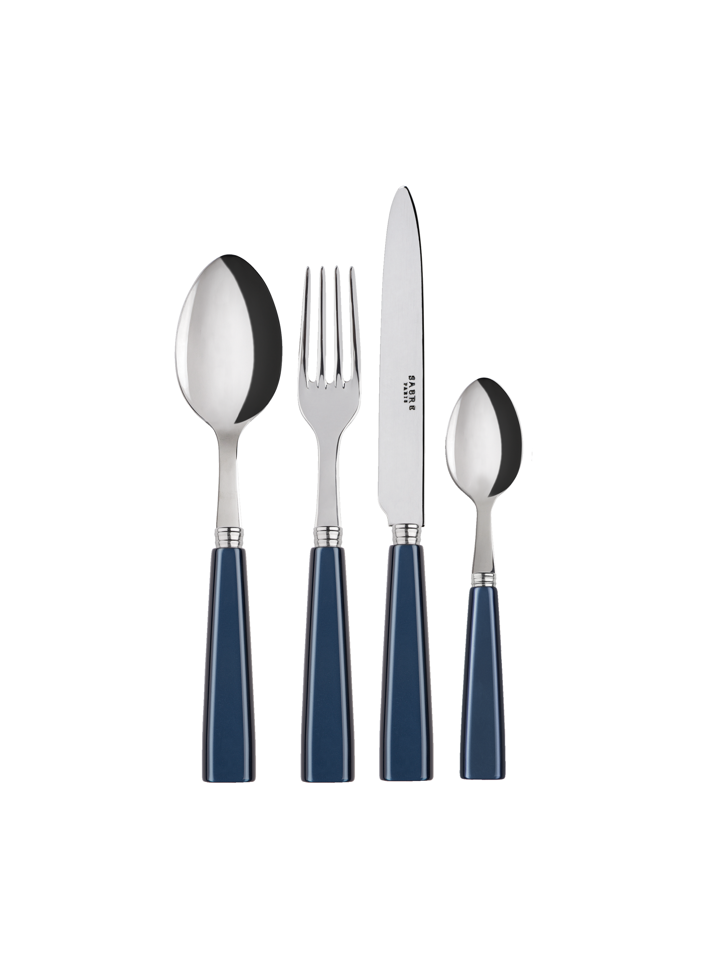 Set de 4 couverts de table, icône  Bleu nuit