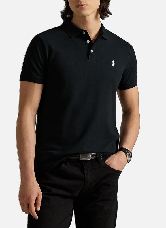 Polo shirt with logo Black by POLO RALPH LAUREN POLO RALPH LAUREN Polo shirt with logo Black