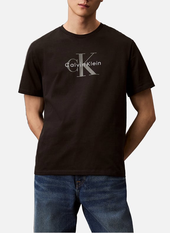 Cotton Logo T-shirt Black by CALVIN KLEIN CALVIN KLEIN Cotton Logo T-shirt Black