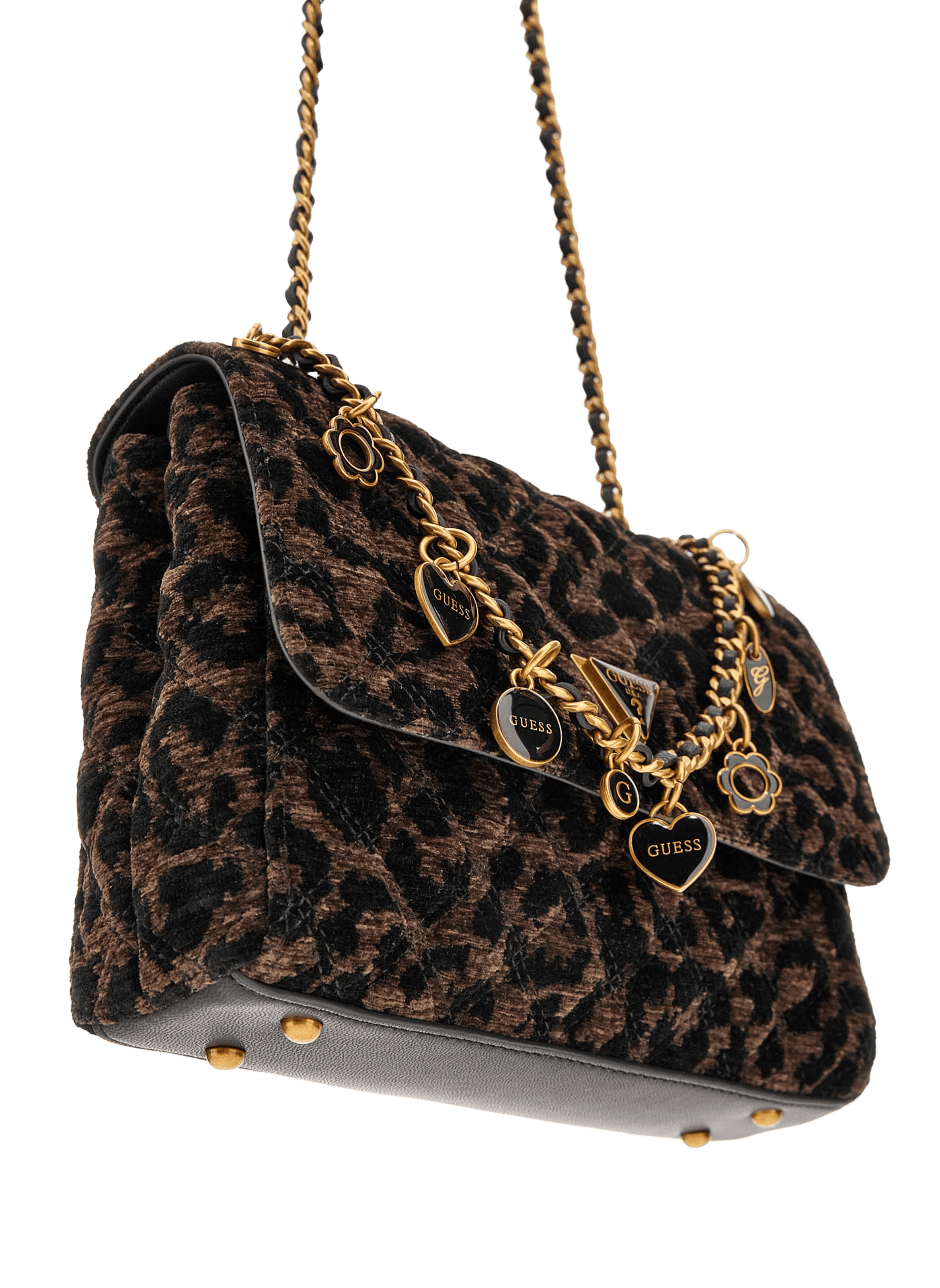 Sac à bandoulière en velours GUESS Multicolore