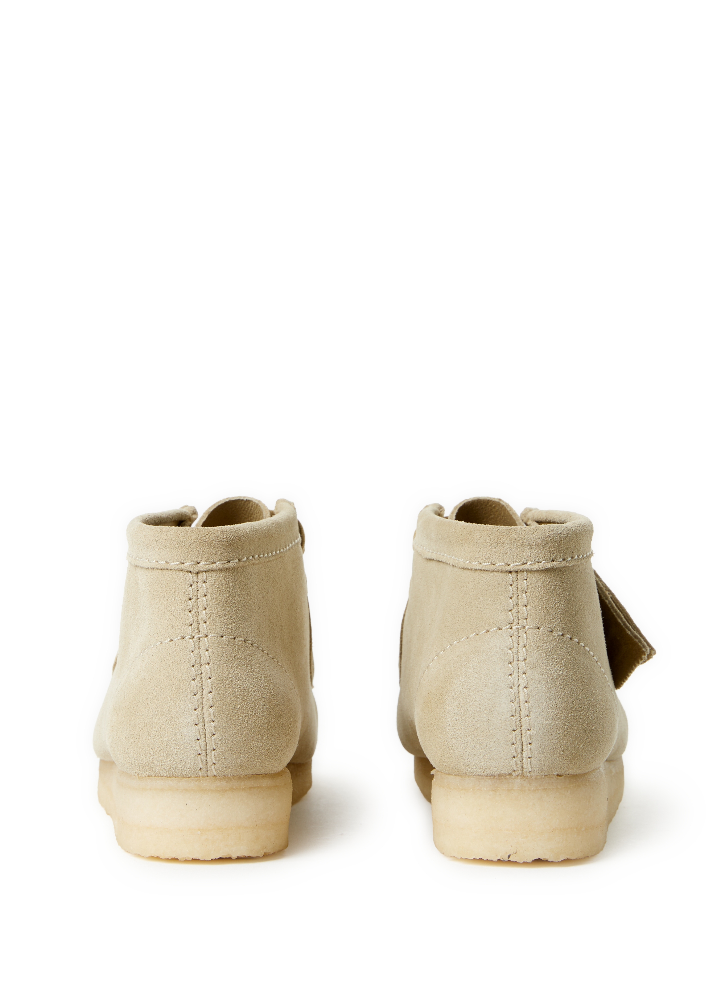 Calfskin leather lace-up loafers CLARKS Beige