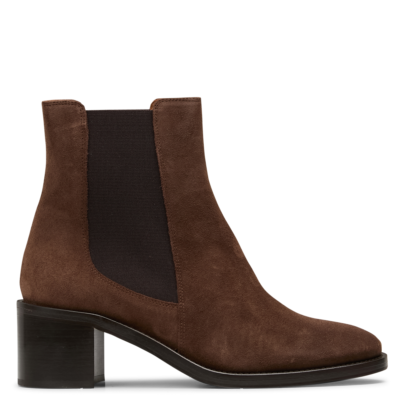 Bottines à talons en cuir n°289 RIVECOUR Marron