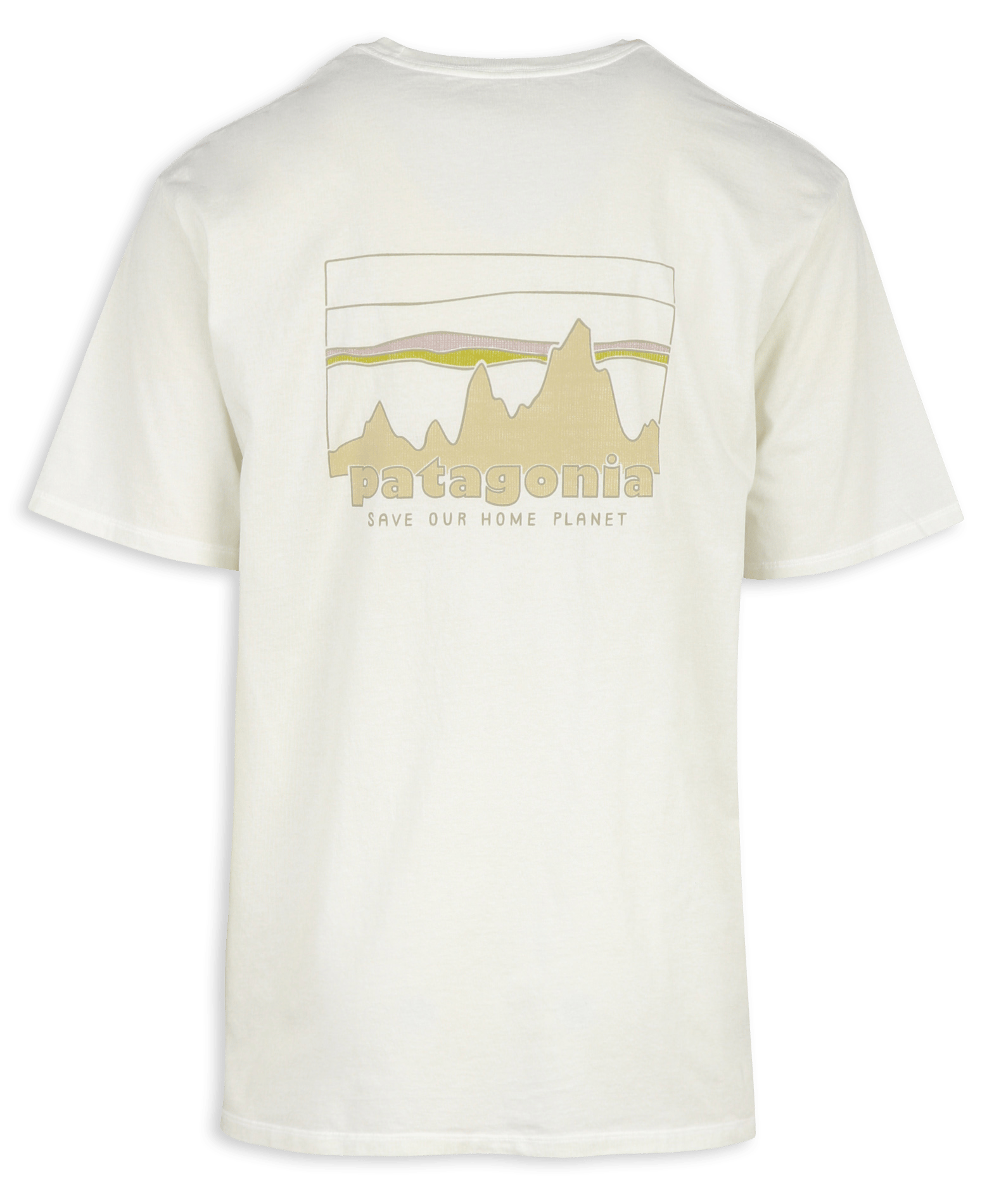 Tee-shirt droit en coton biologique PATAGONIA Blanc