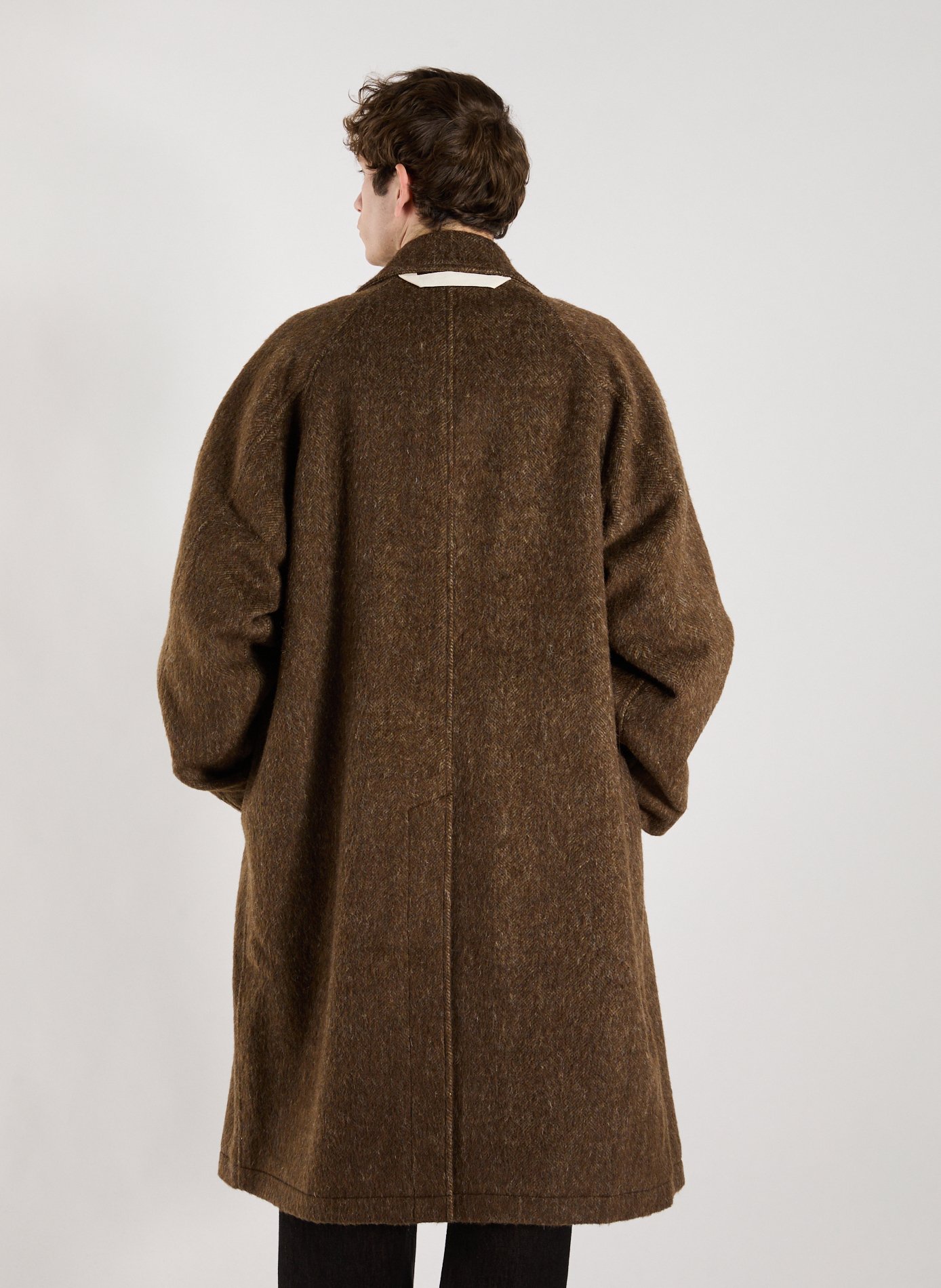 Oversized wool blend coat MERELY MADE Brown