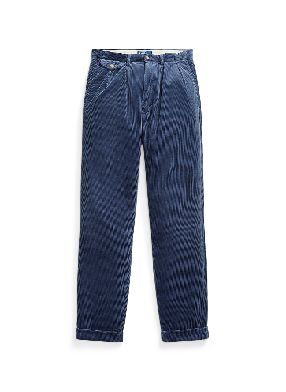 POLO RALPH LAUREN Pantalon velours côtelé en coton Bleu