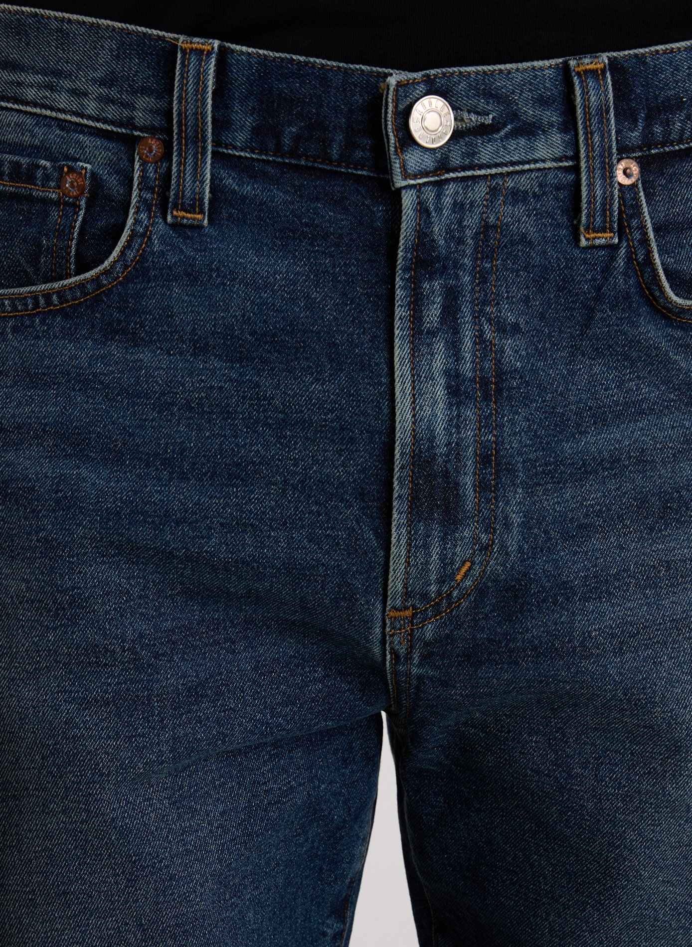 Five-pocket cotton blend jeans AGOLDE Blue