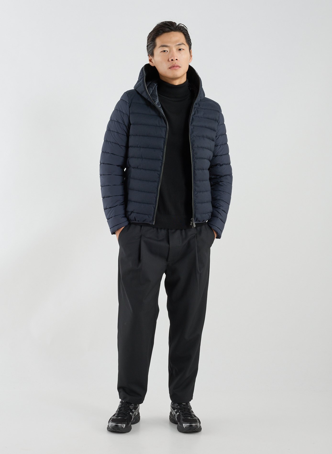 Doudoune matelassée à capuche SAVE THE DUCK Bleu