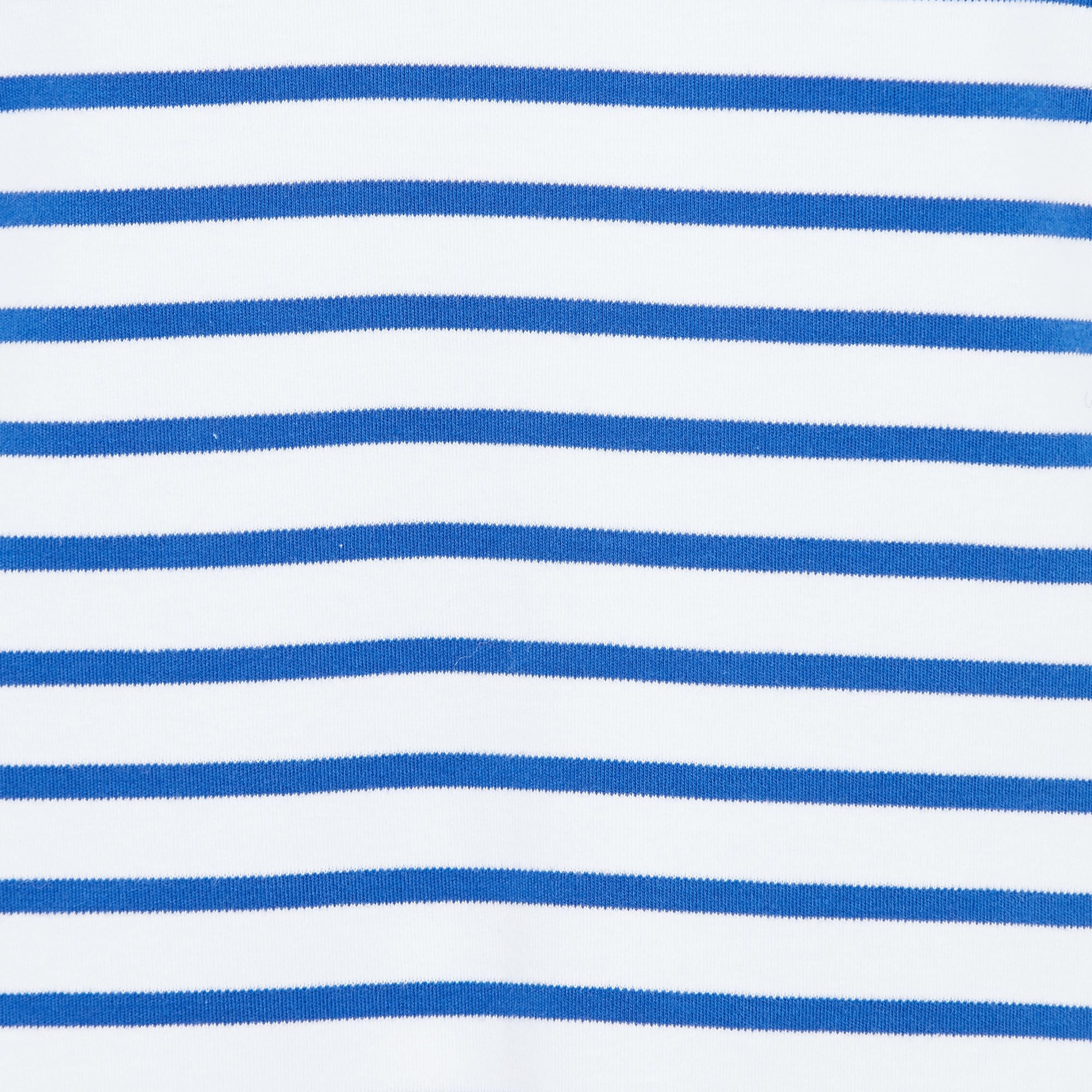 Robe col rond en coton rayé ARMOR-LUX Blanc