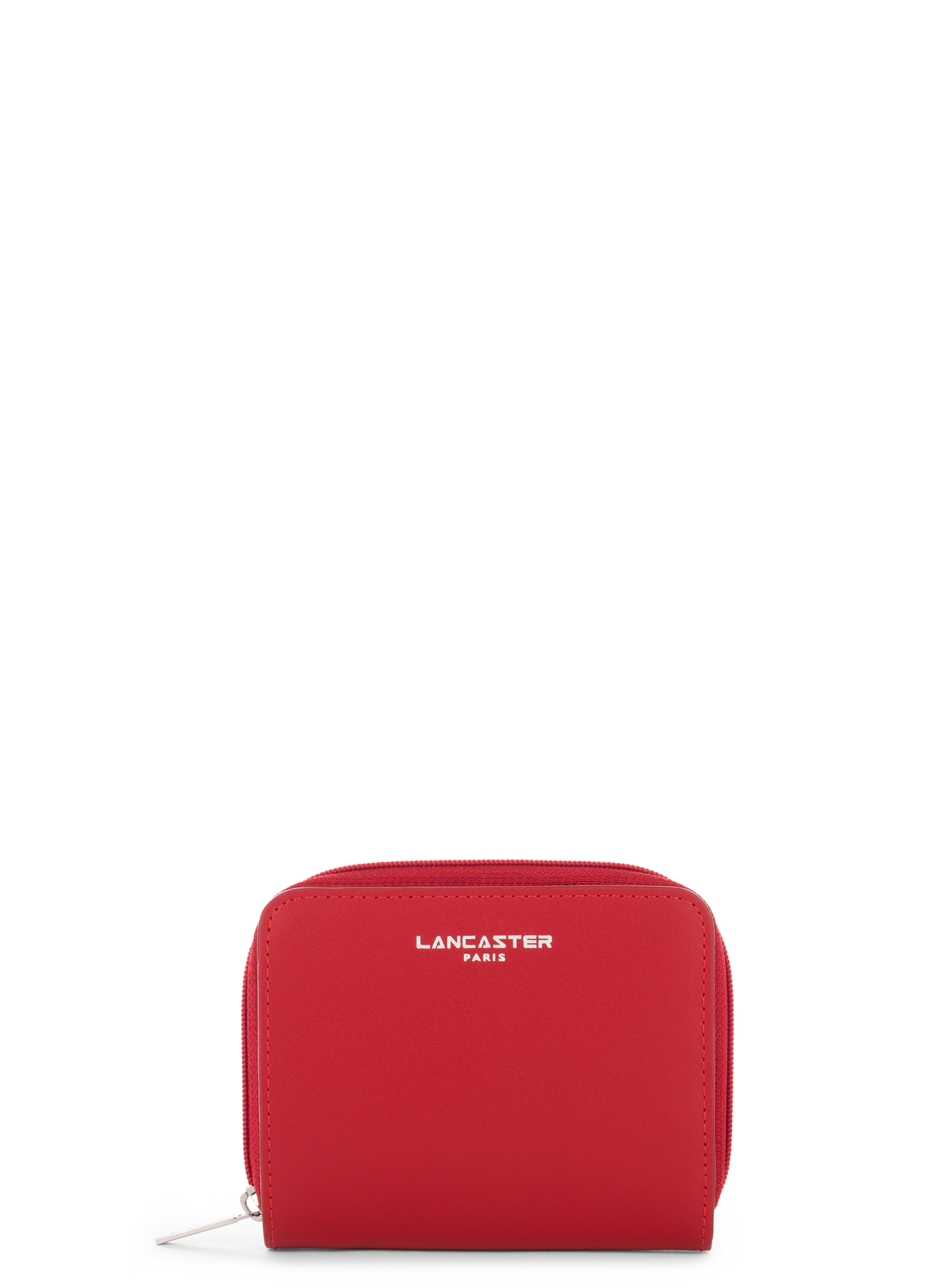 LANCASTER Back to back wallet - Smooth Red