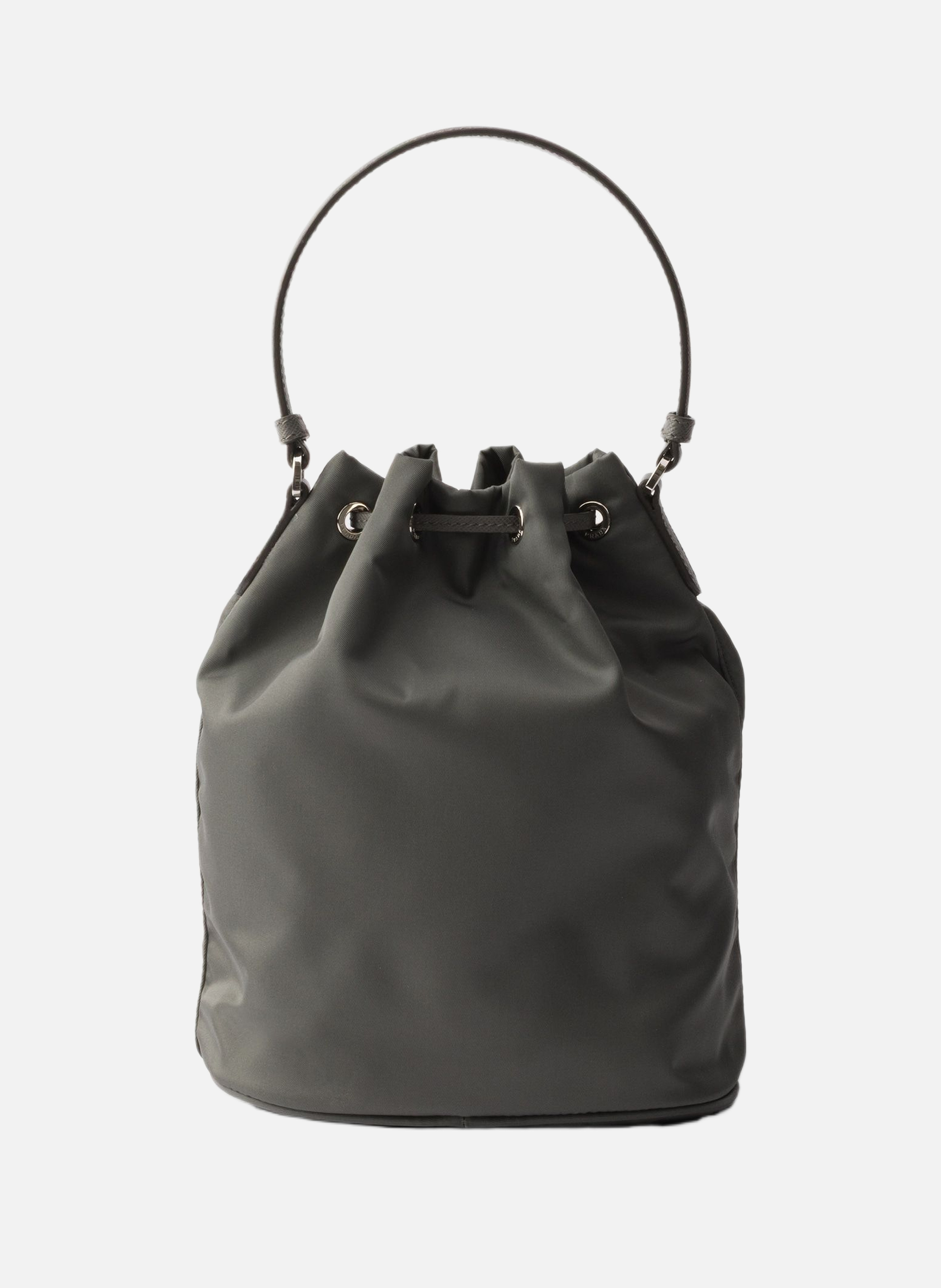 Sac seau prada duet en re-nylon PRADA Gris