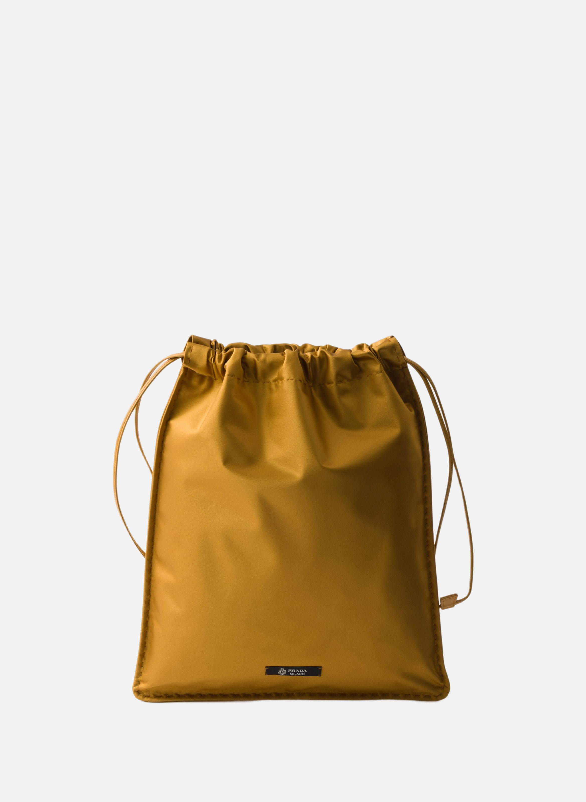 Pochette prada wish en duchesse de soie PRADA Marron