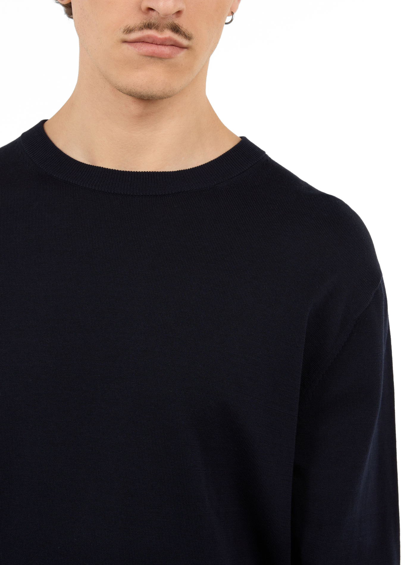 Pull hott en coton SAISON 1865 Bleu