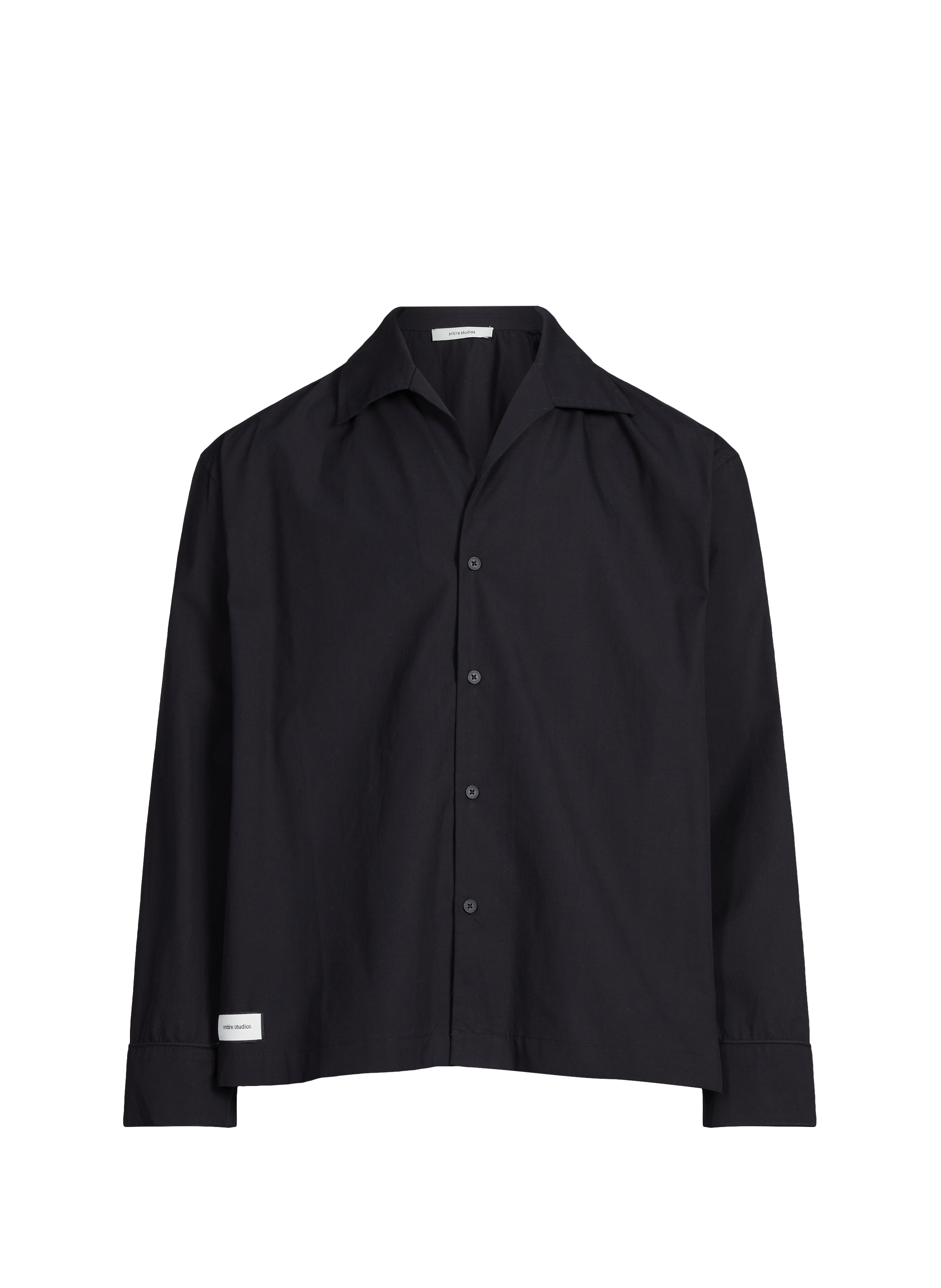 Cotton shirt ENTIRE STUDIOS Black