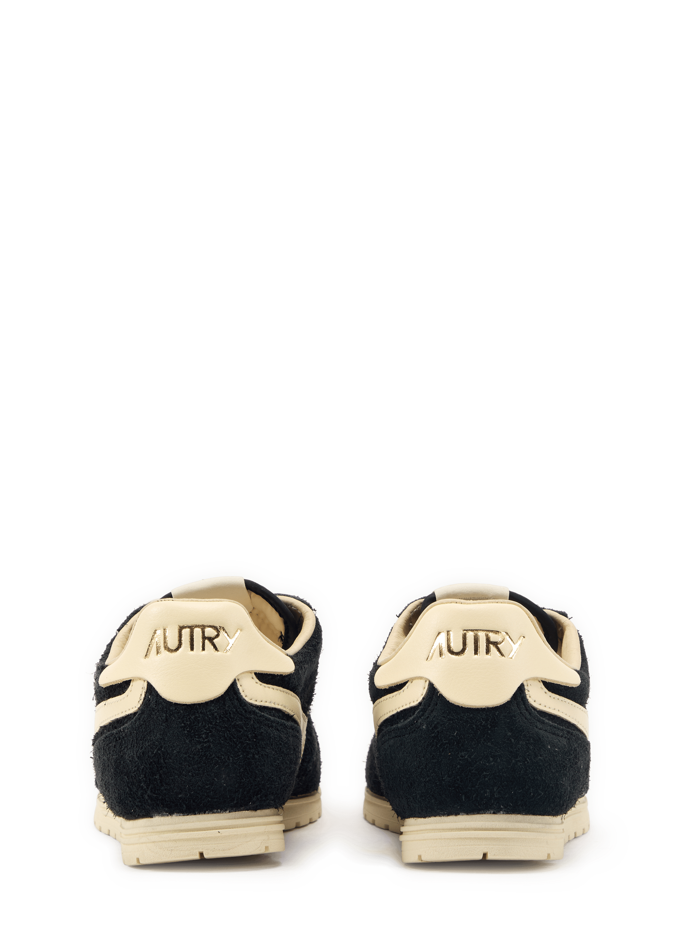 Low-top Windspin sneakers in cow leather AUTRY Black