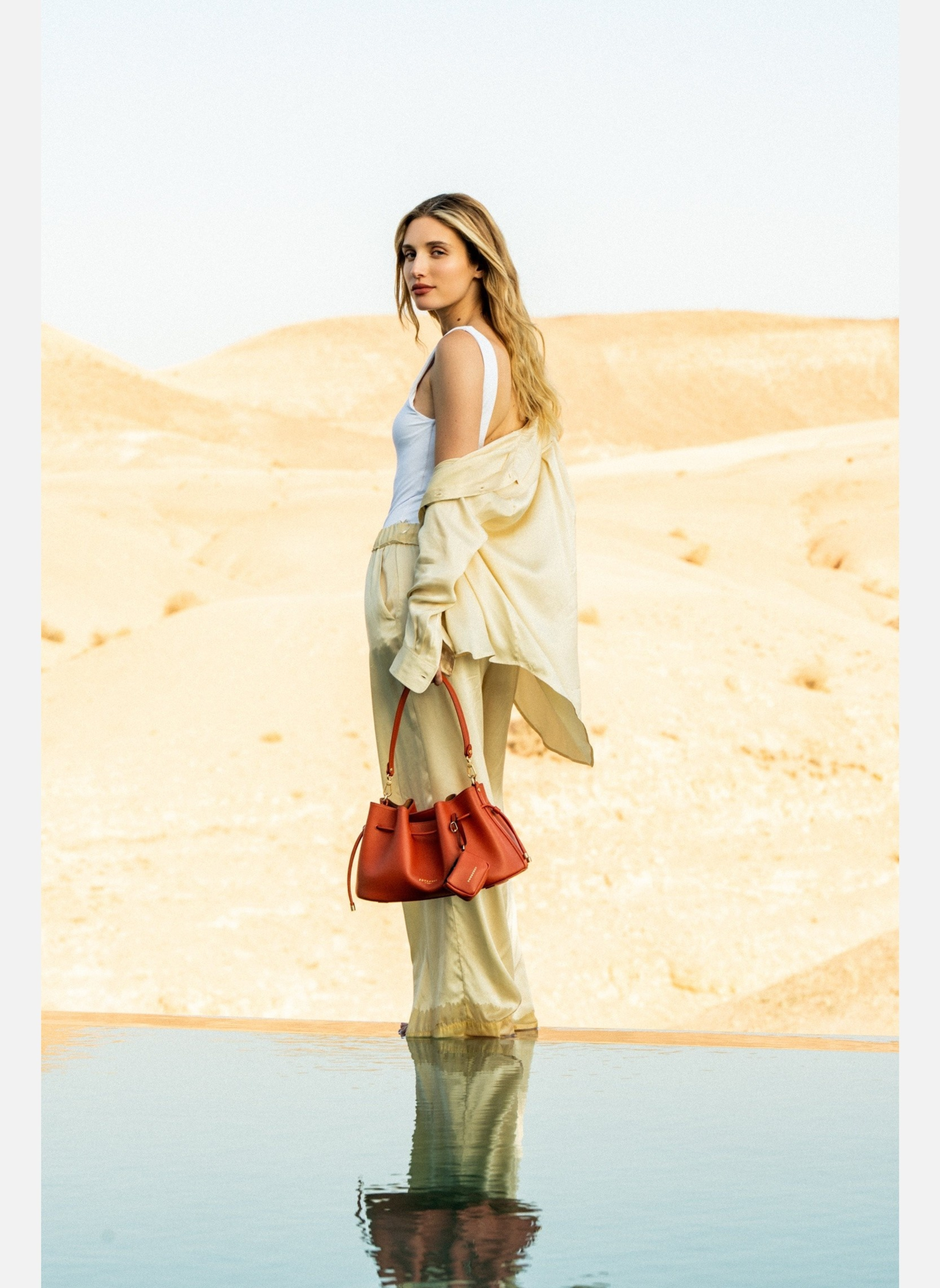 Florin | sac porté épaule POURCHET Orange