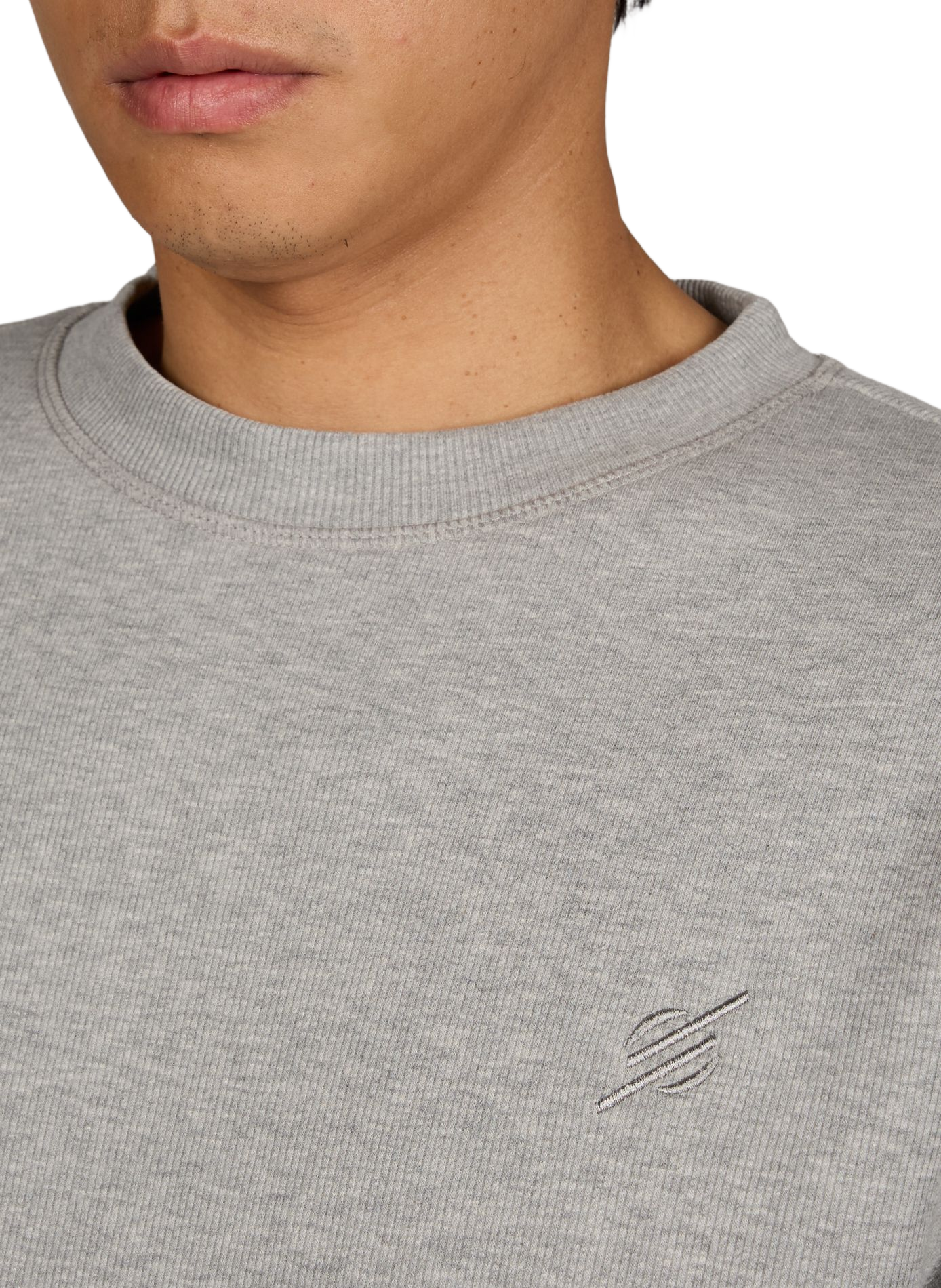 Sweatshirt droit en coton mélangé DAILY PAPER Gris