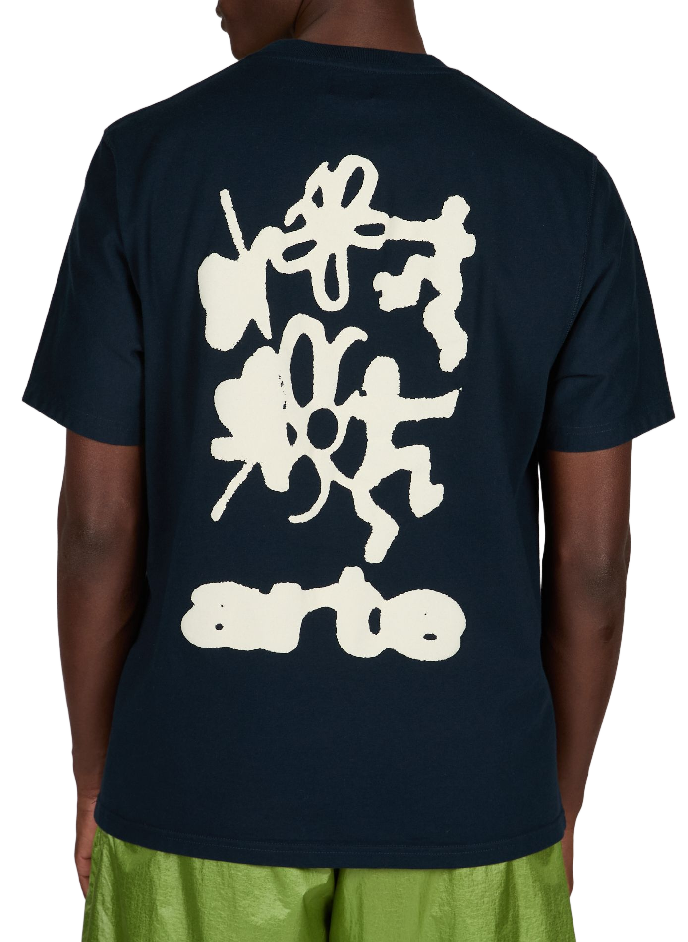 T-shirt col rond imprimé au dos ARTE ANTWERP Bleu