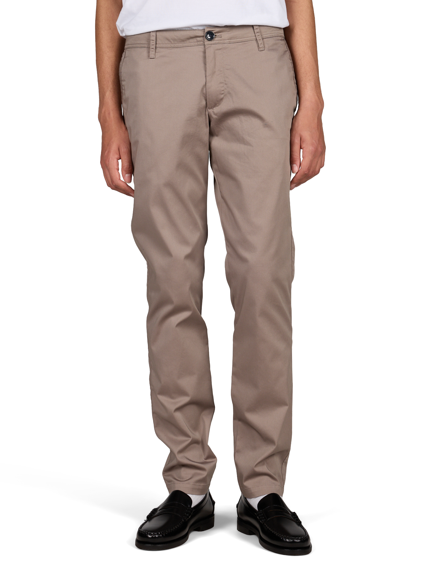 Cotton chino trousers ARMANI EXCHANGE Brown