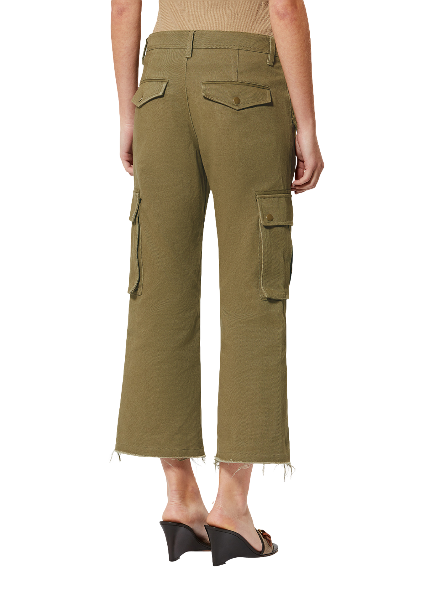 Josine short cargo pants in cotton ISABEL MARANT Khaki