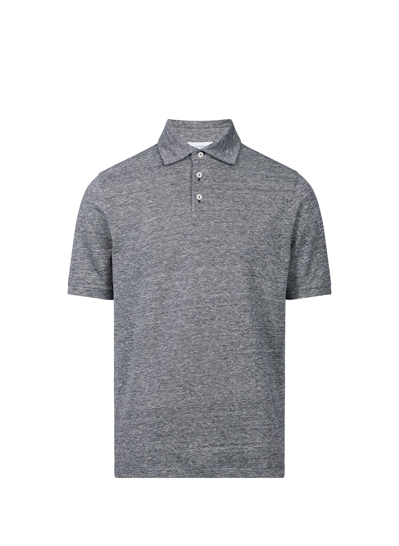 Korte mouw linnen polo ETON Blauw