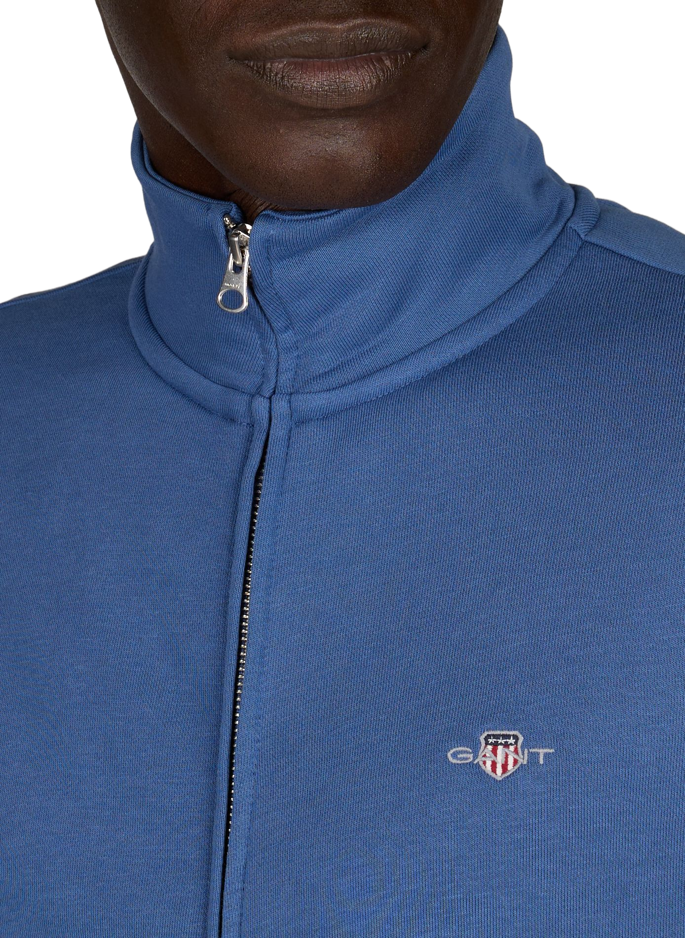Cotton hoodie GANT Blue